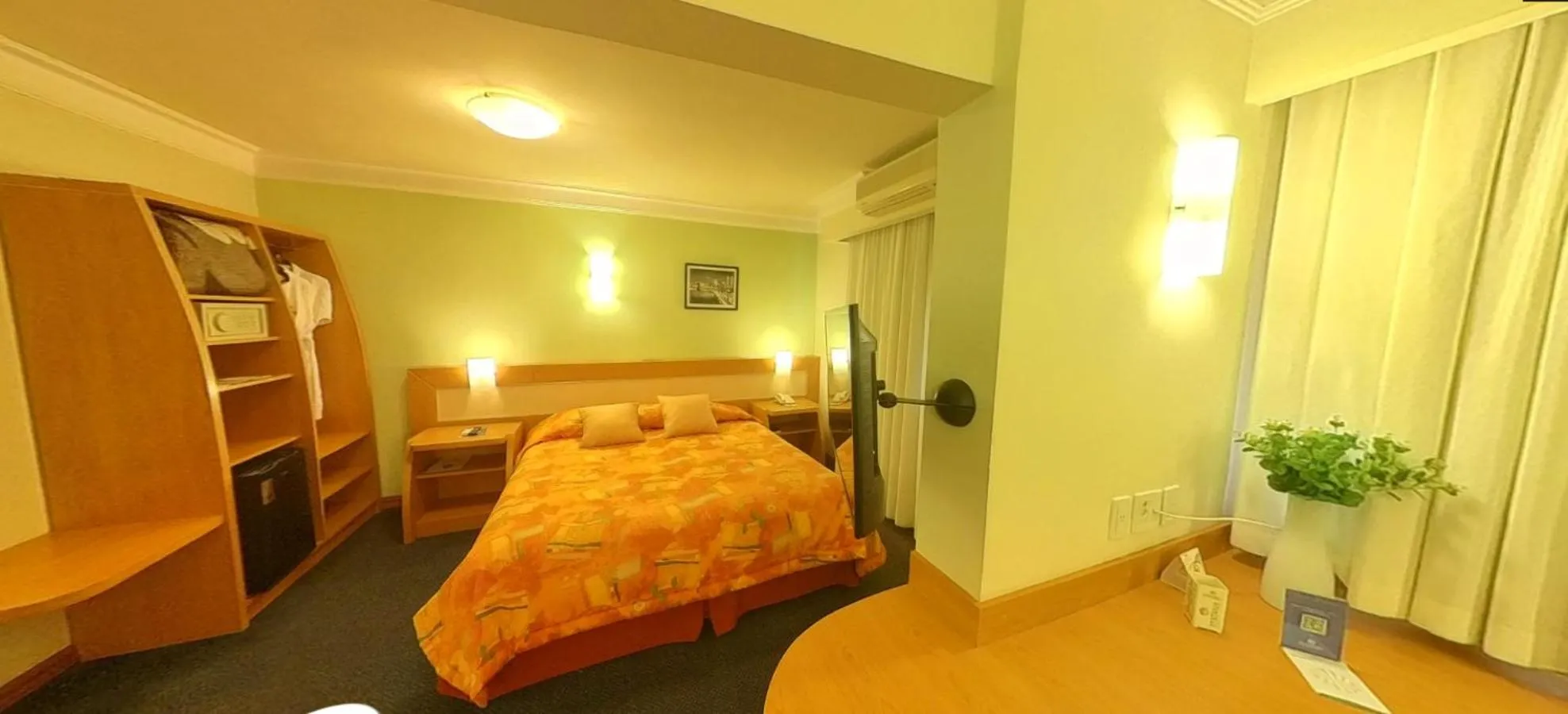 Bed in Itatiaia Hotel Passo Fundo