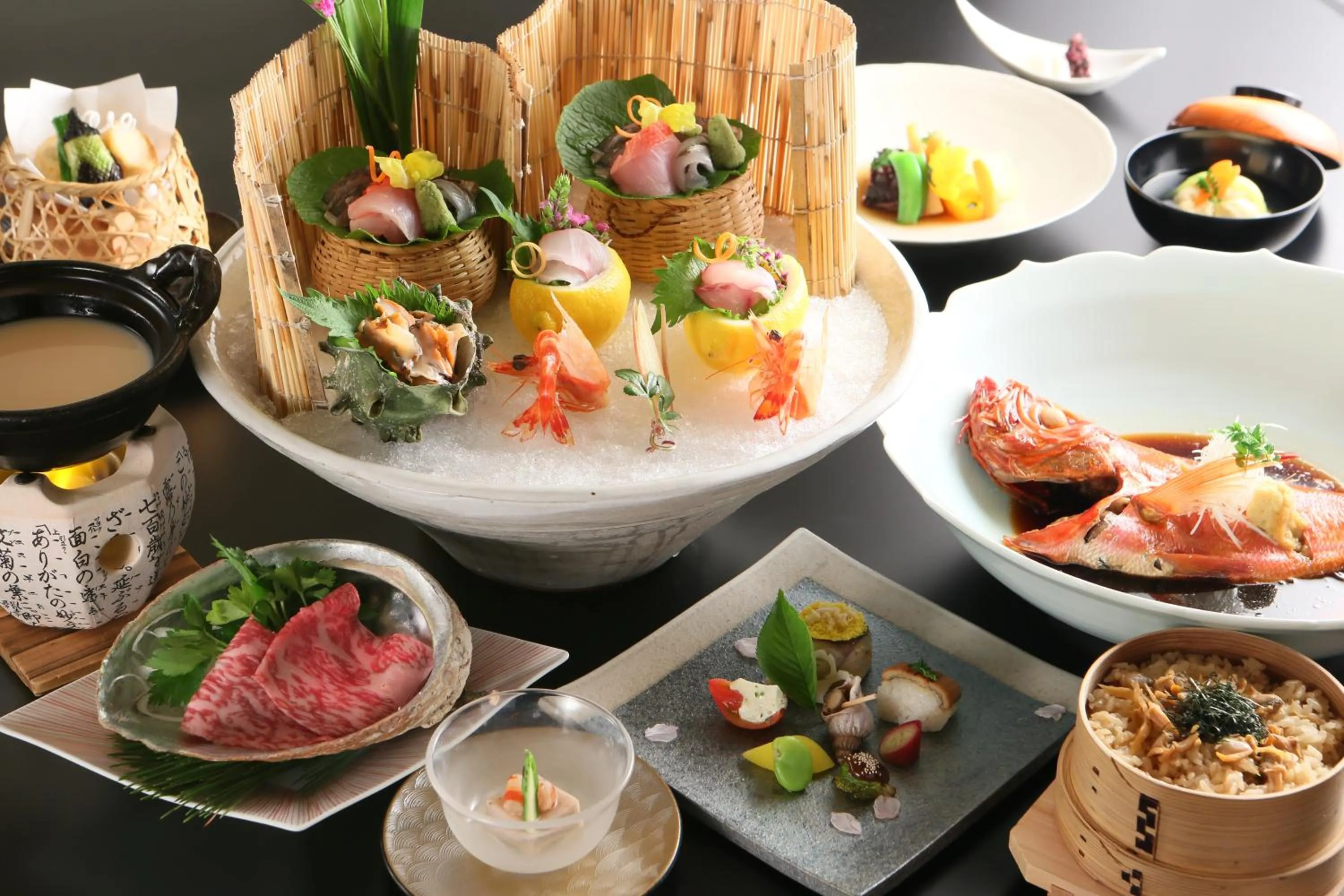 Dinner in 旅館かわな -Ryokan Kawana-