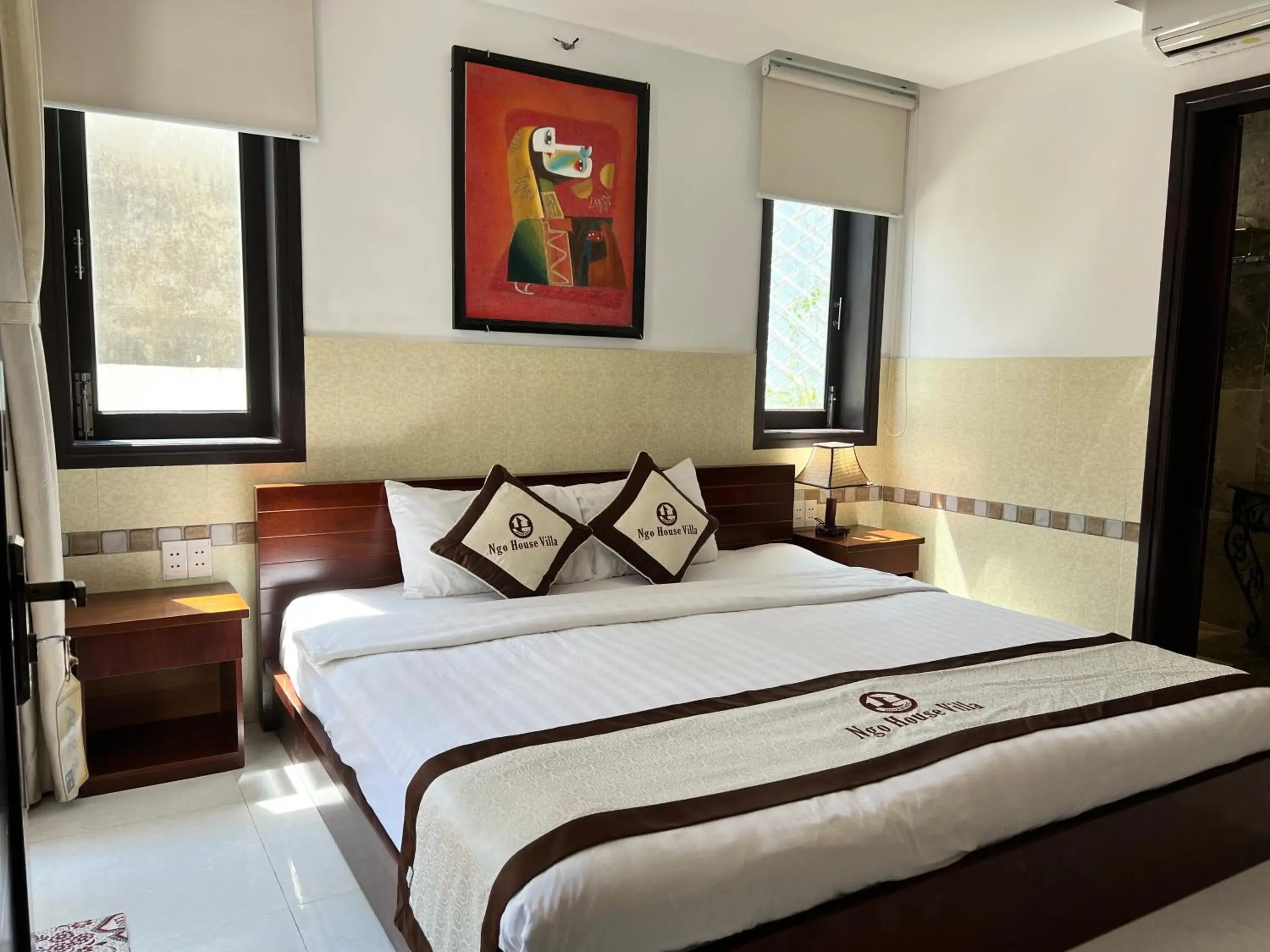 Deluxe Double or Twin Room with Balcony in Ngo House Villa Deluxe Double or Twin Room with Balcony in Ngo House Villa
