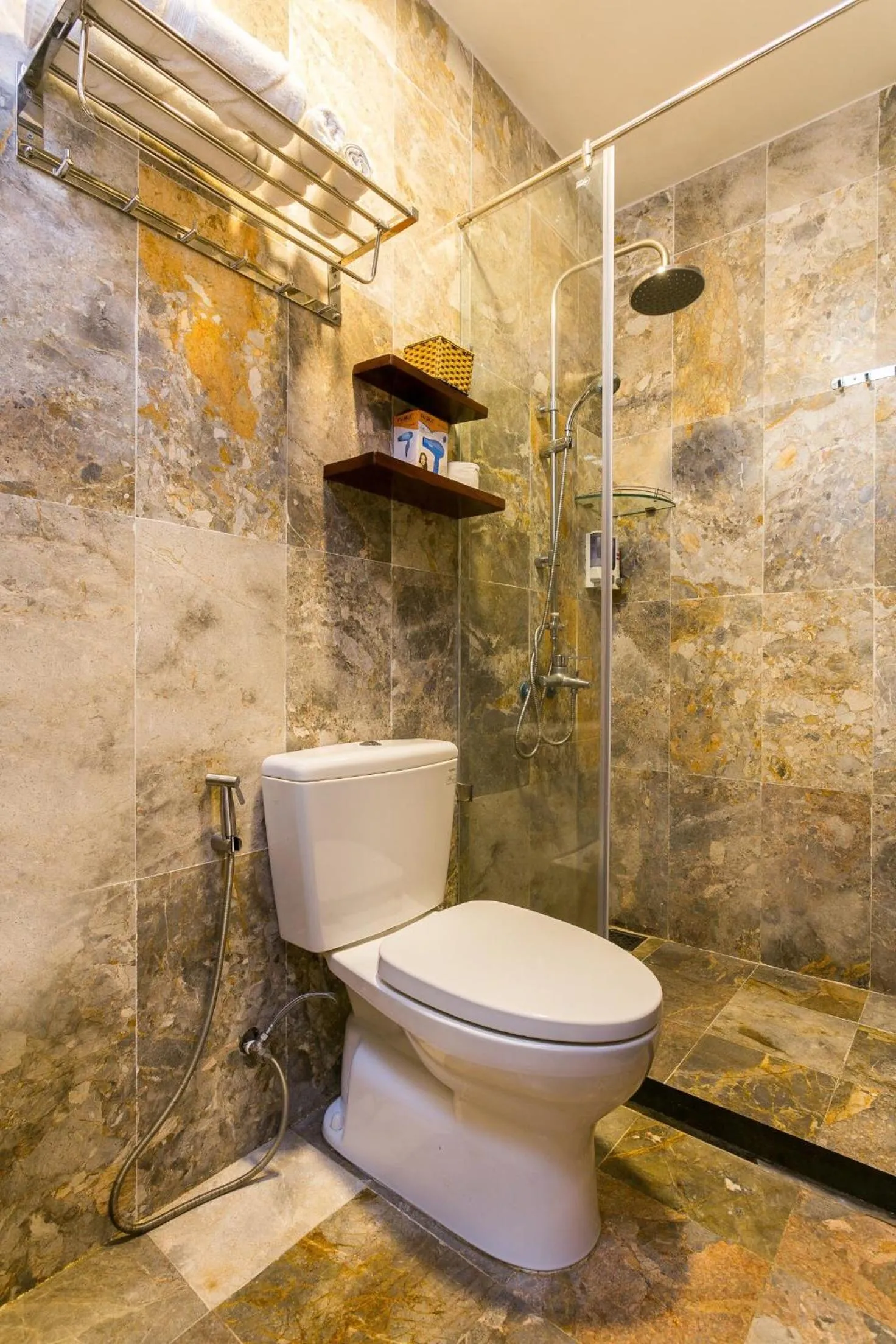 Shower in Ngo House Villa