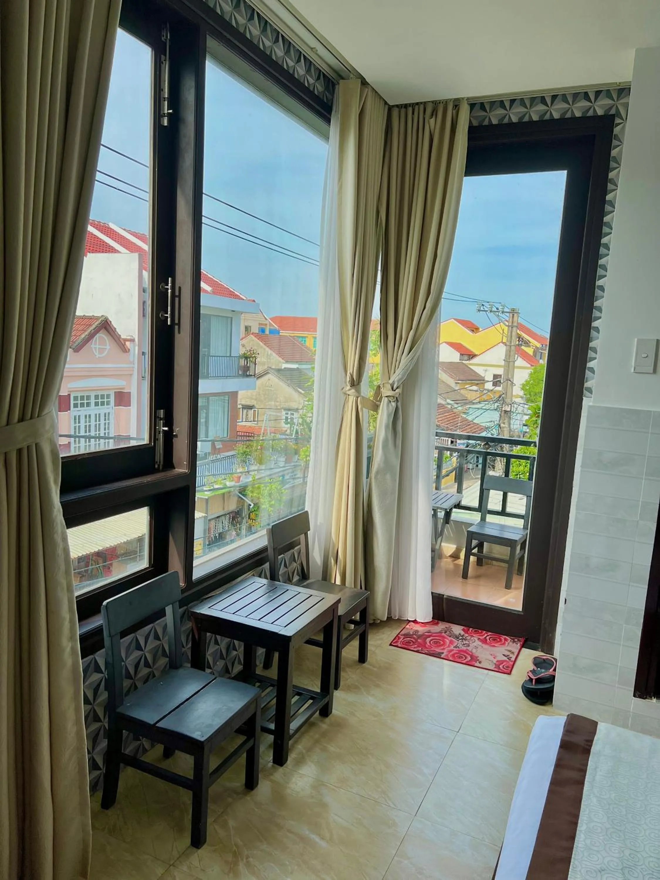 Seating area in Ngo House Villa