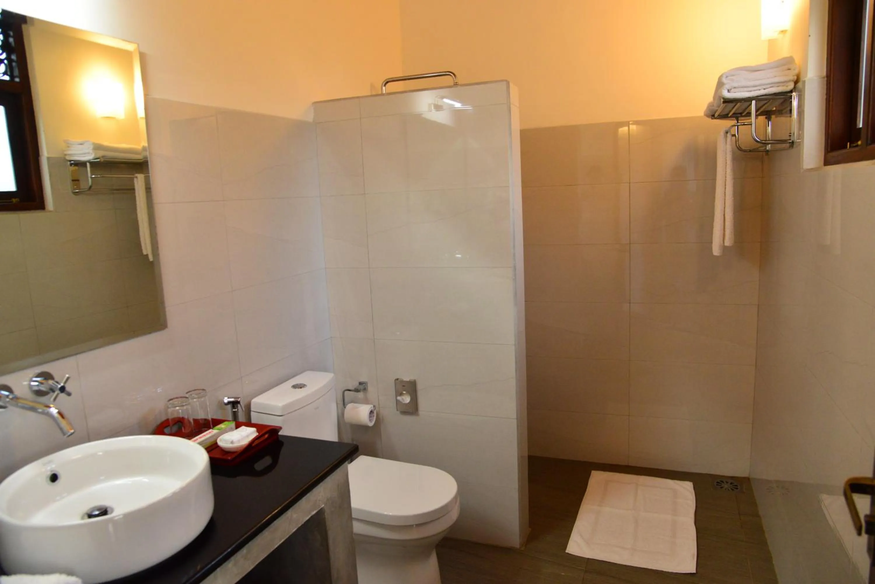 Shower in Boutique Villa Shanthi