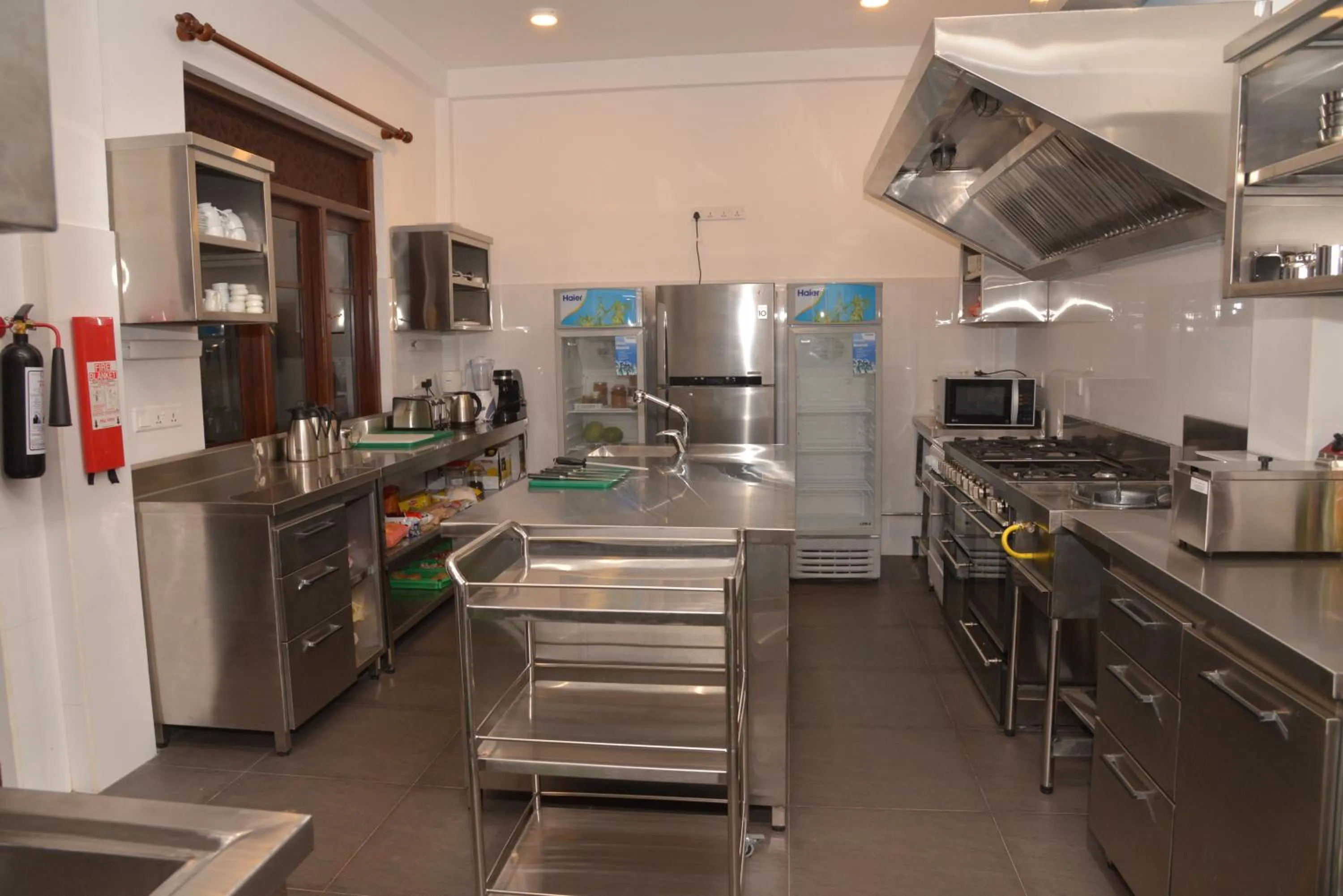Kitchen or kitchenette in Boutique Villa Shanthi