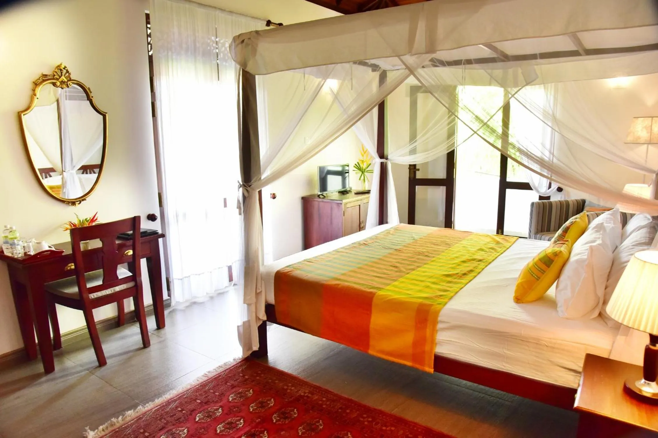 Bed in Boutique Villa Shanthi