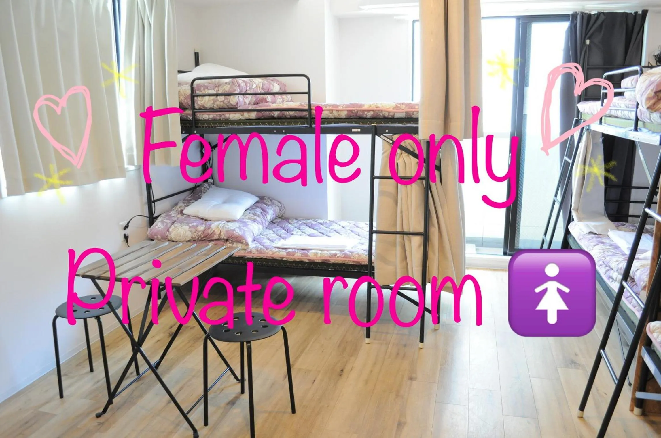 bunk bed in 04village Namba