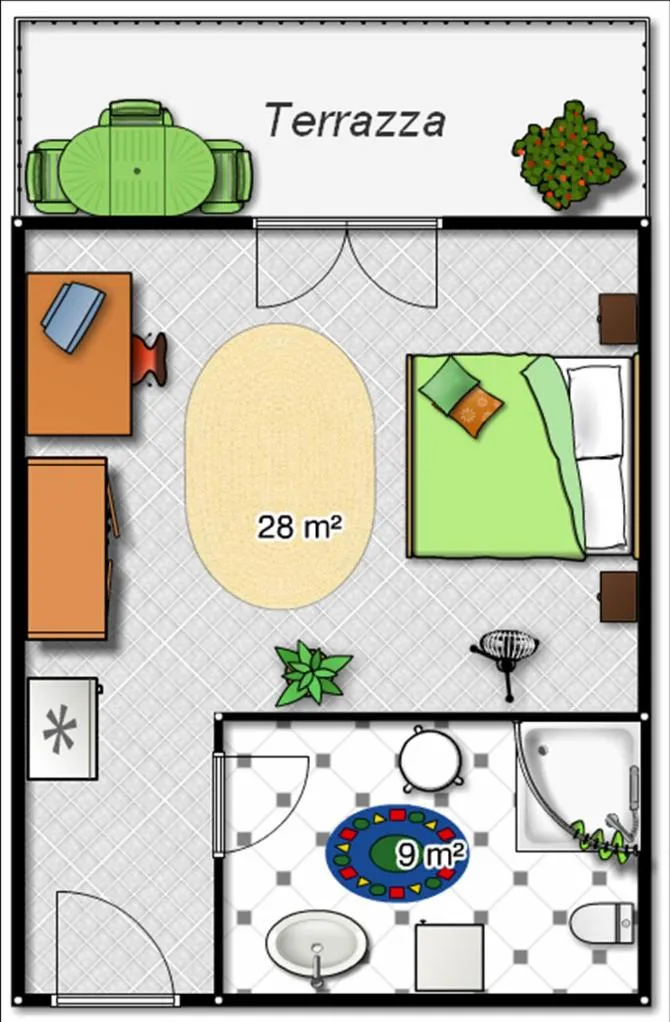 Photo of the whole room in Mini Hotel