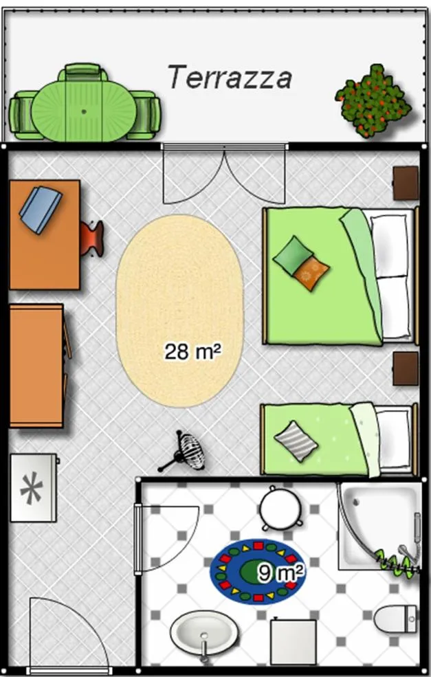 Photo of the whole room in Mini Hotel