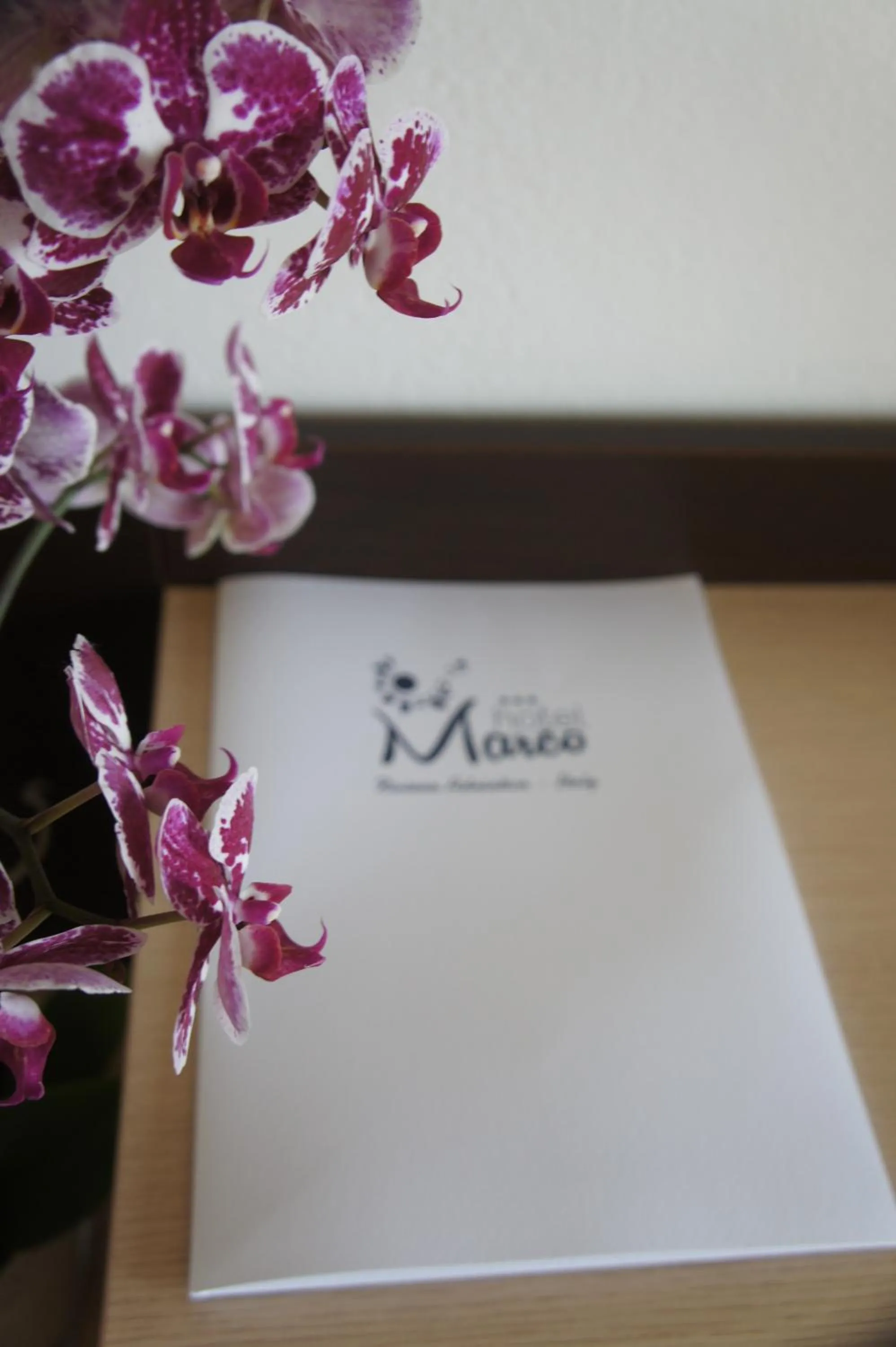 Property logo or sign in Hotel Marco