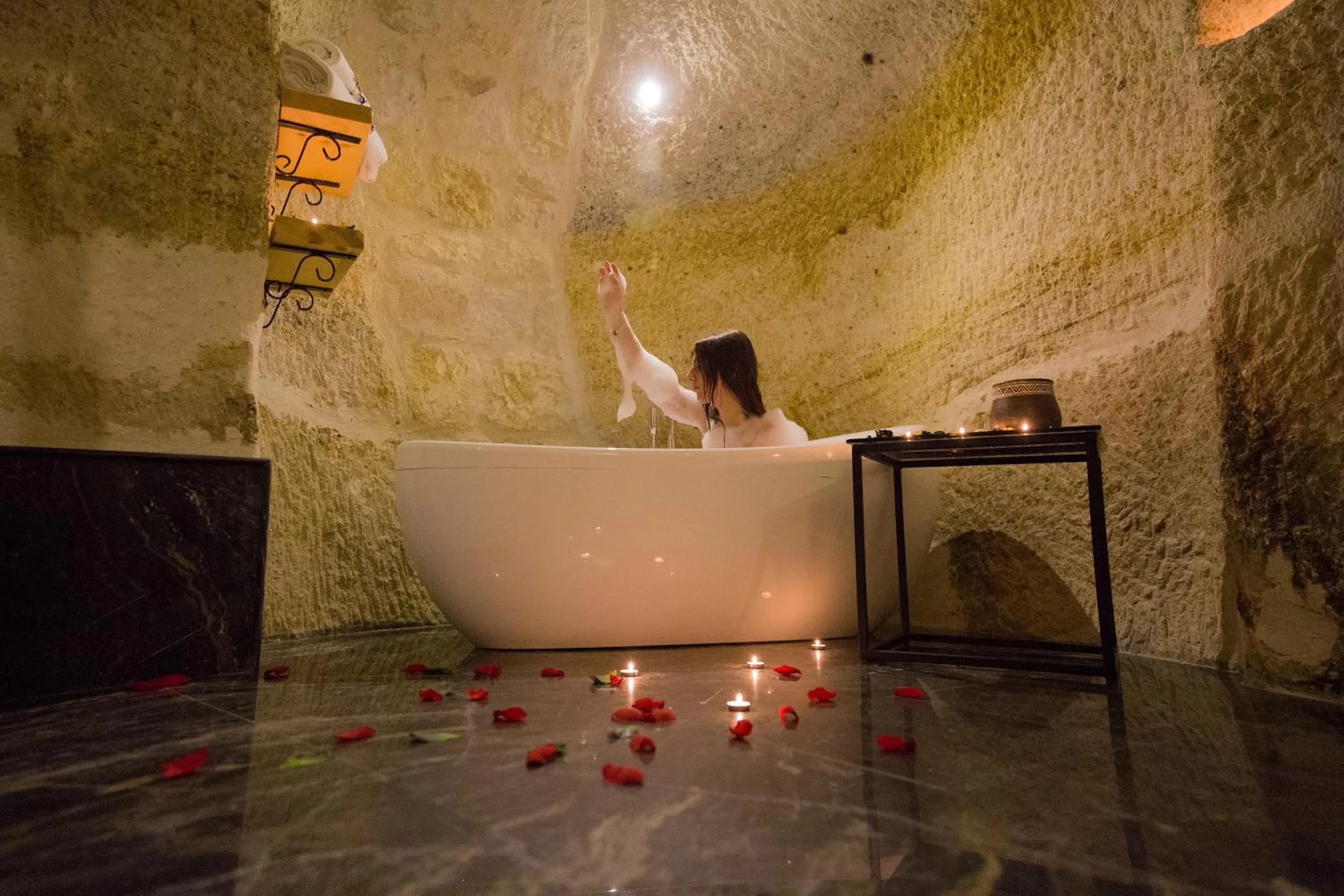 Decorative detail in Agarta Cave Hotel