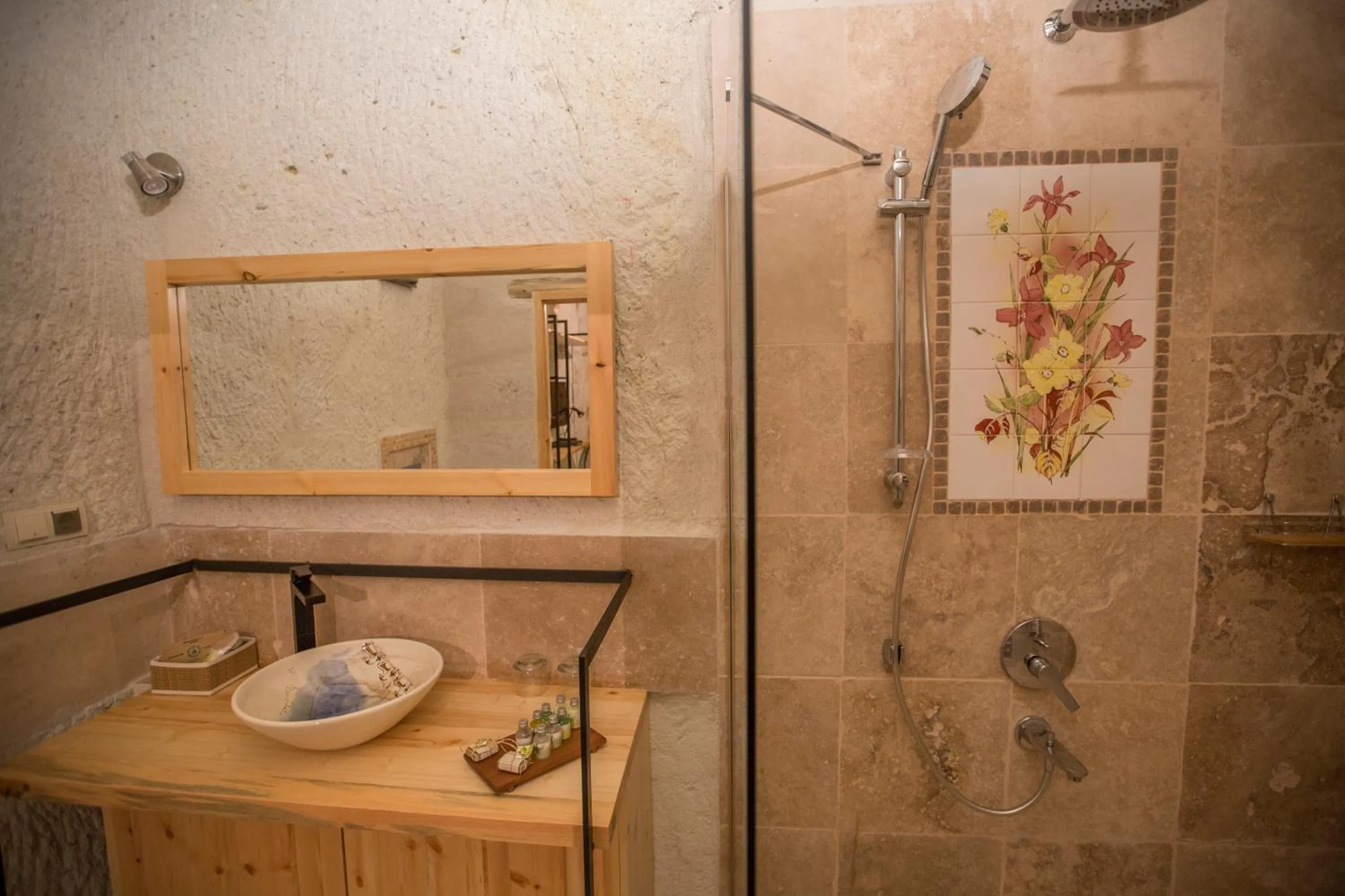 Bathroom in Agarta Cave Hotel