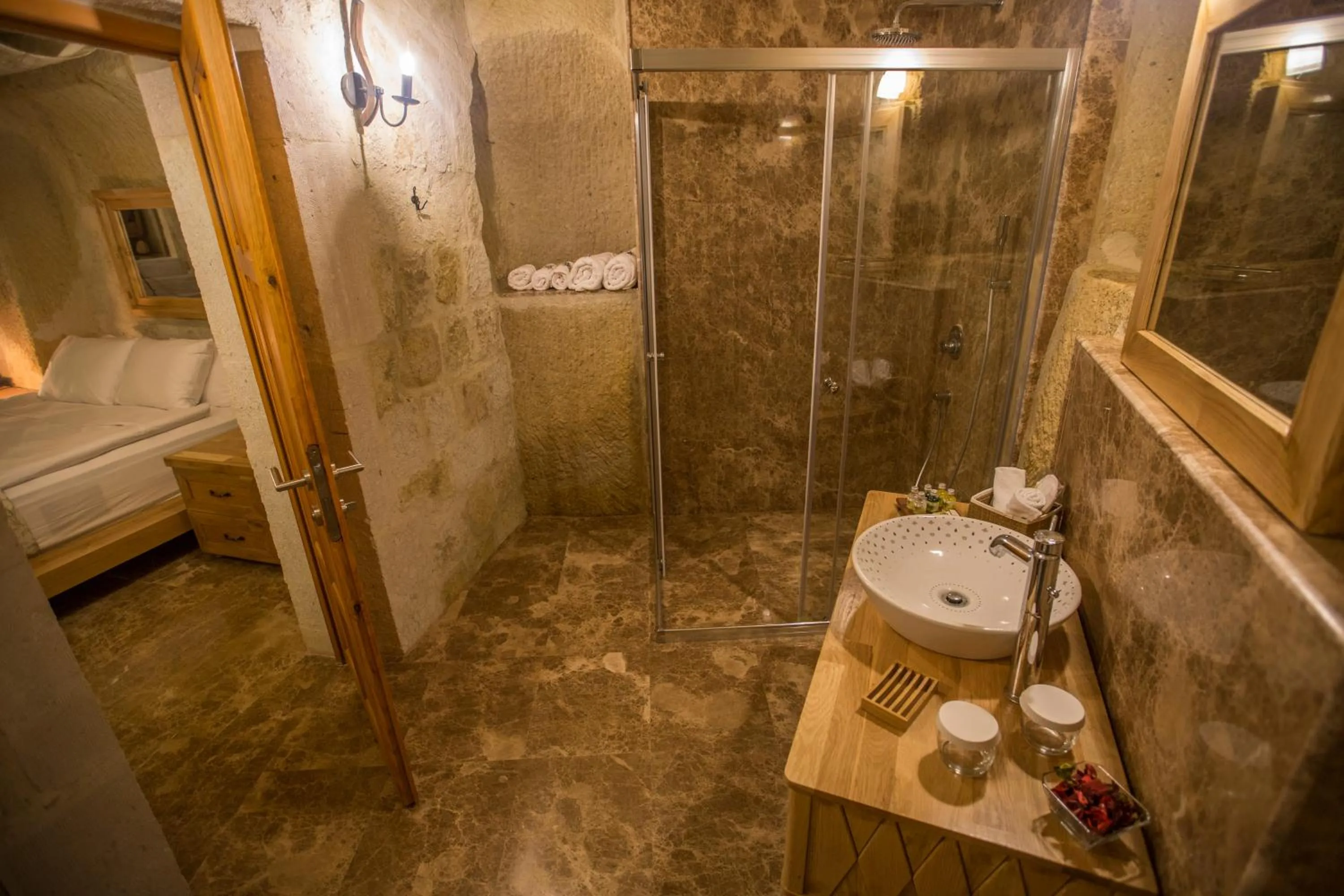 Bathroom in Agarta Cave Hotel