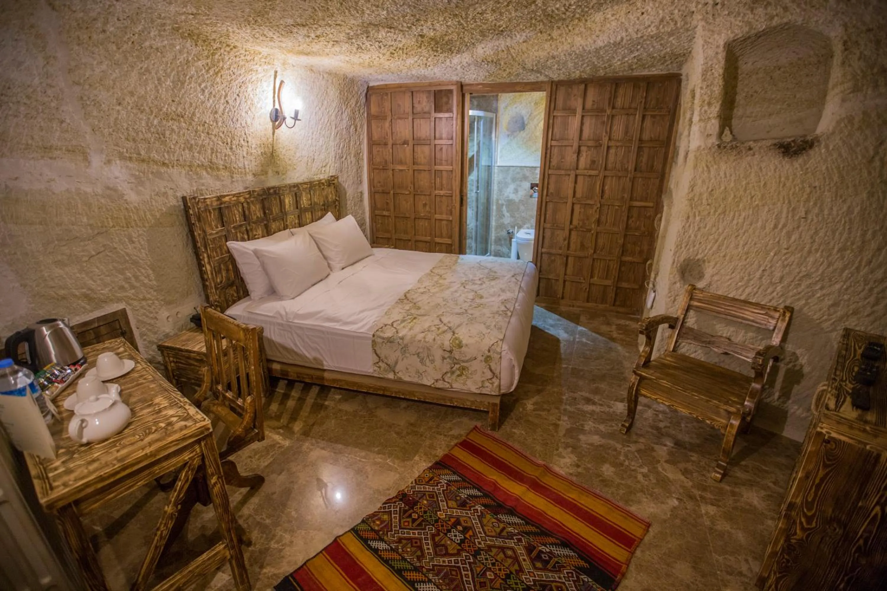 Bedroom, Bed in Agarta Cave Hotel