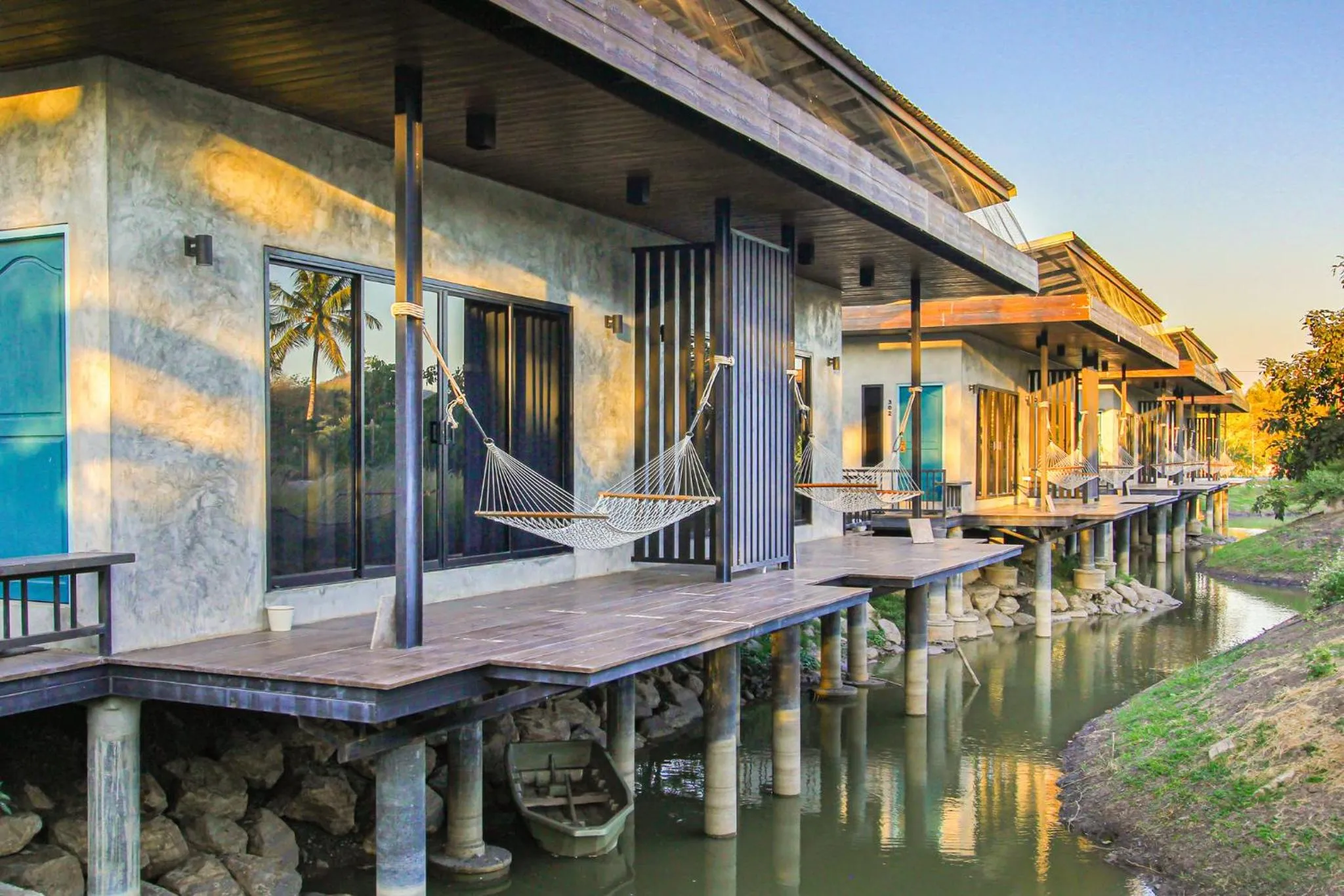 Garden view in White Knot Khao Yai