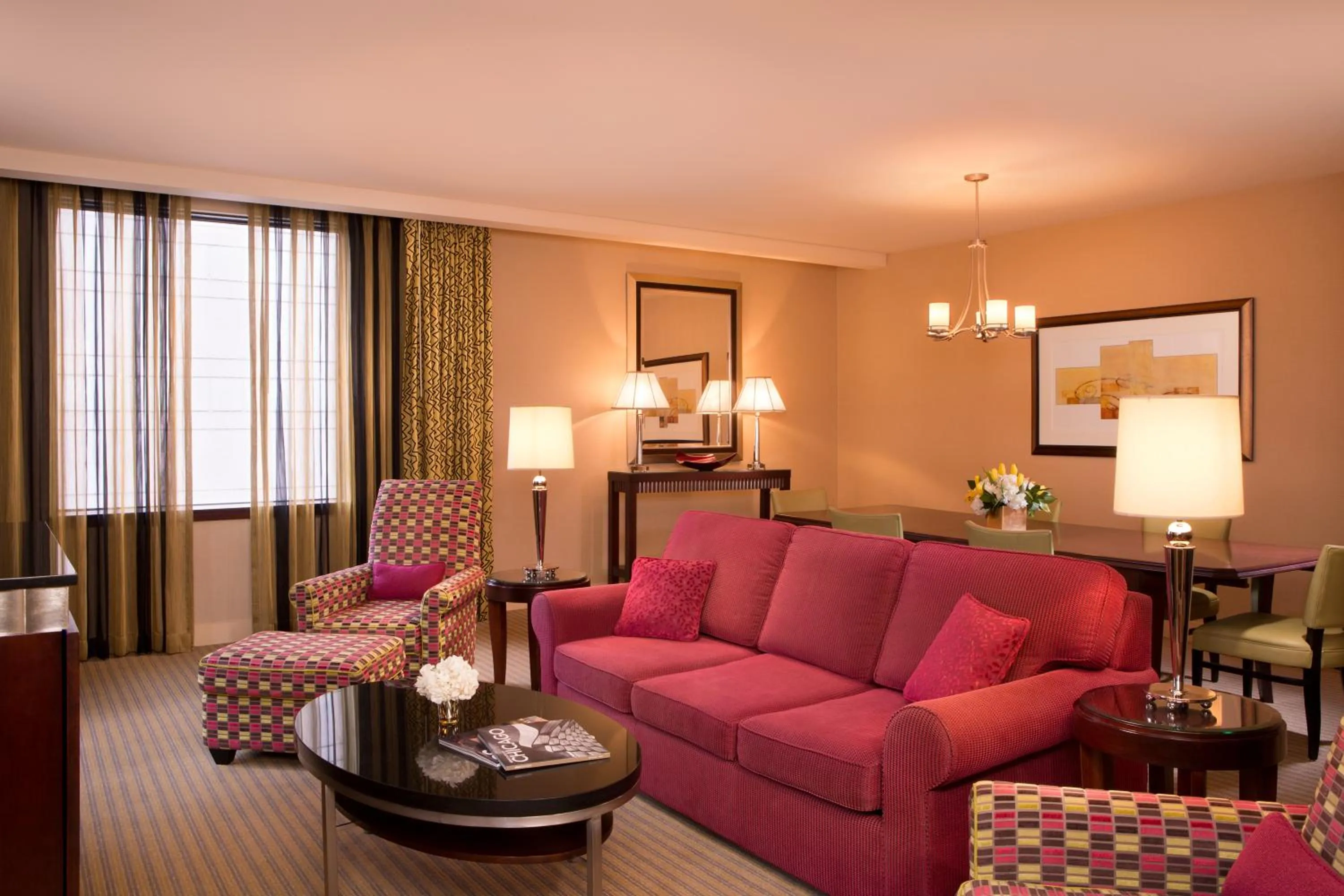 Living room in Millennium Knickerbocker Chicago