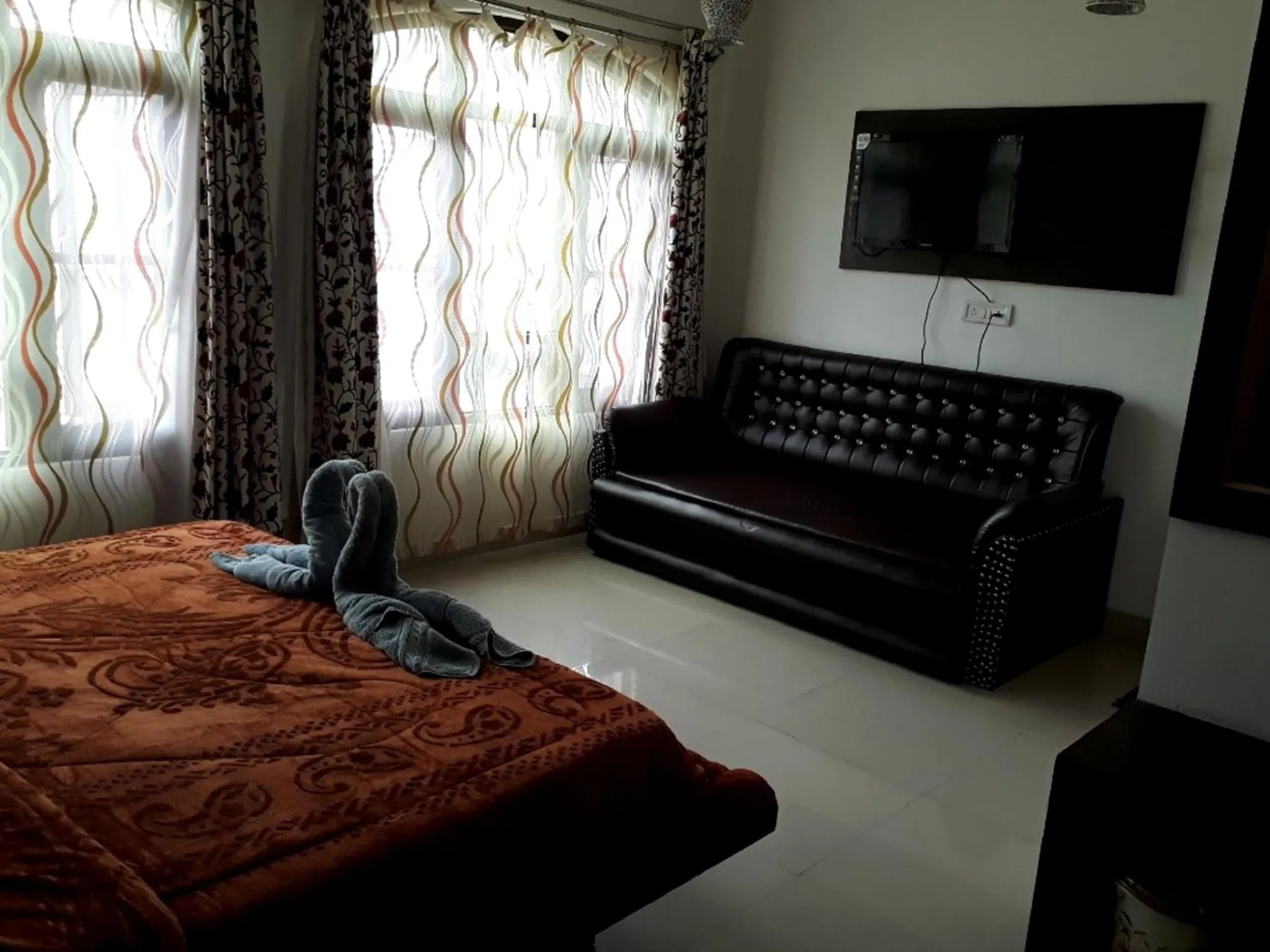 Bedroom, Bed in Hotel Ash Vale