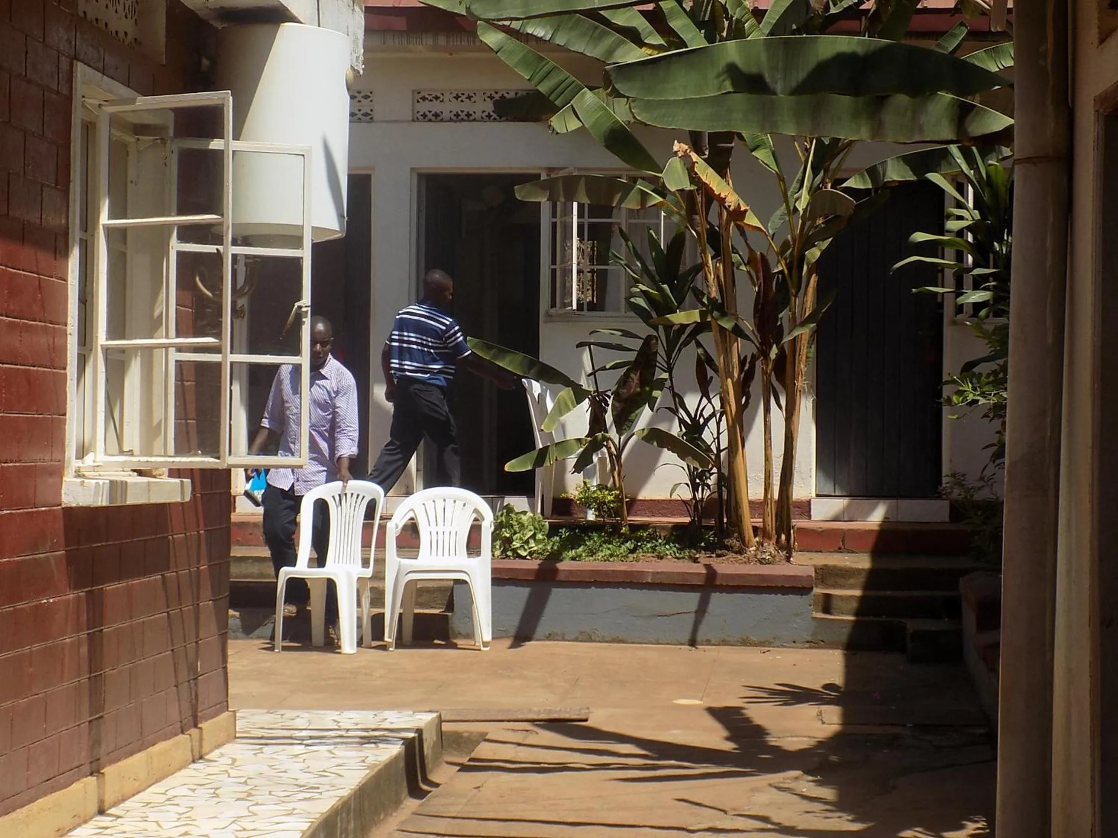 Garden in Manhattan Guesthouse Kampala