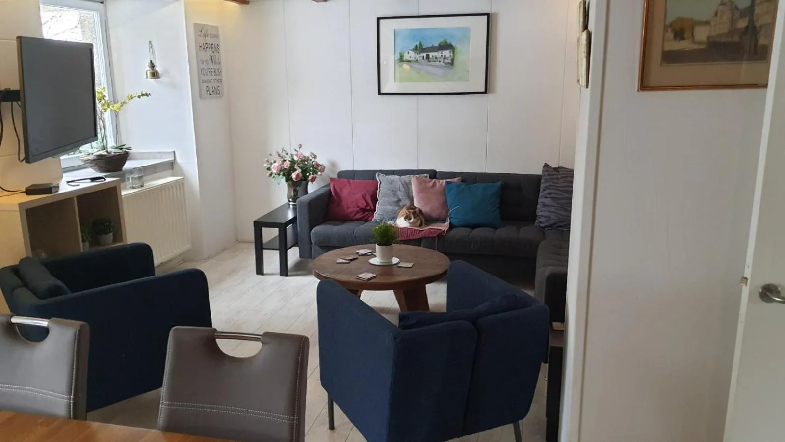 Living room in La Fermette Blanche