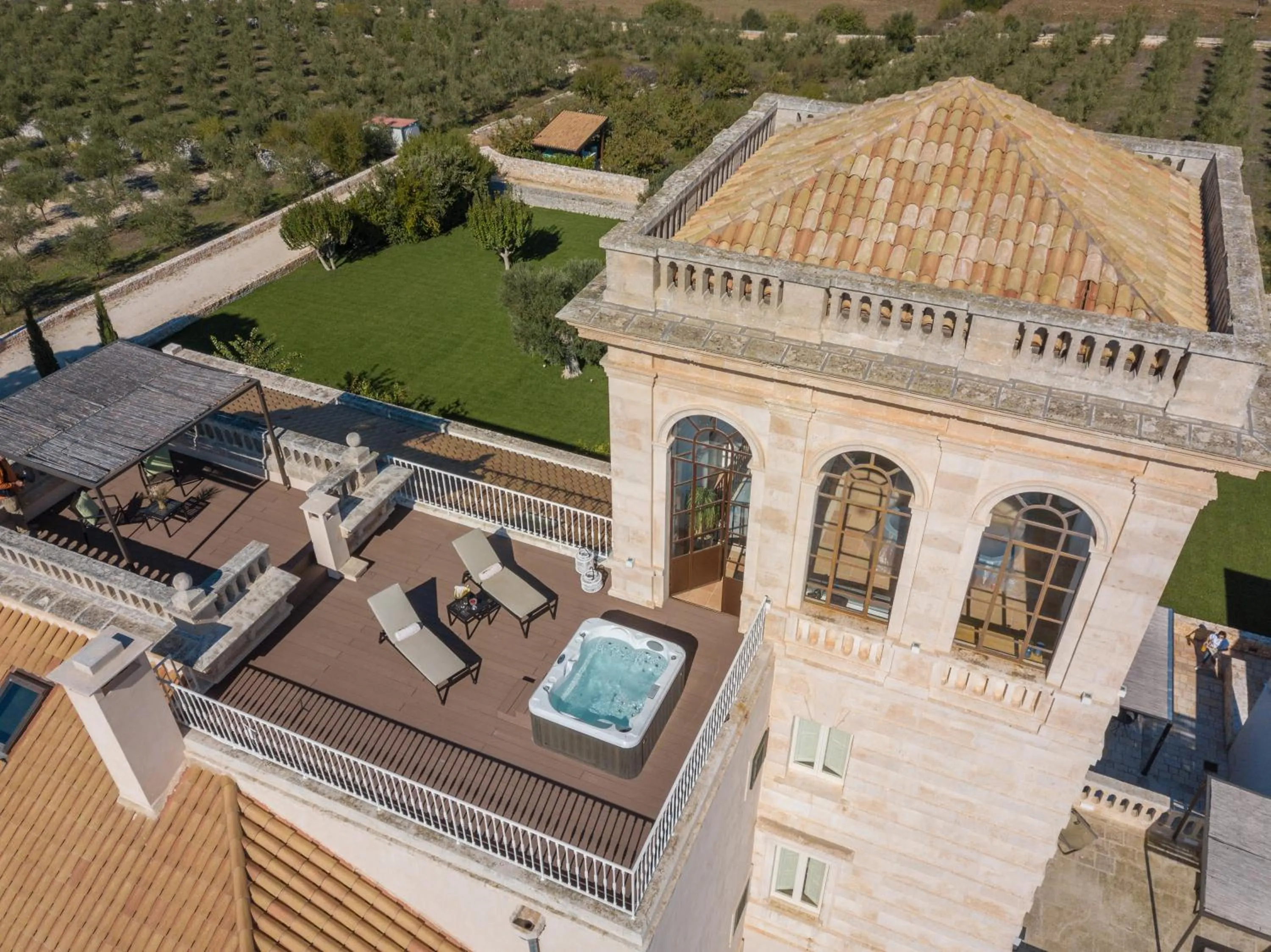 Bird's eye view in Villa Torre Bianca by Emily Hotels
