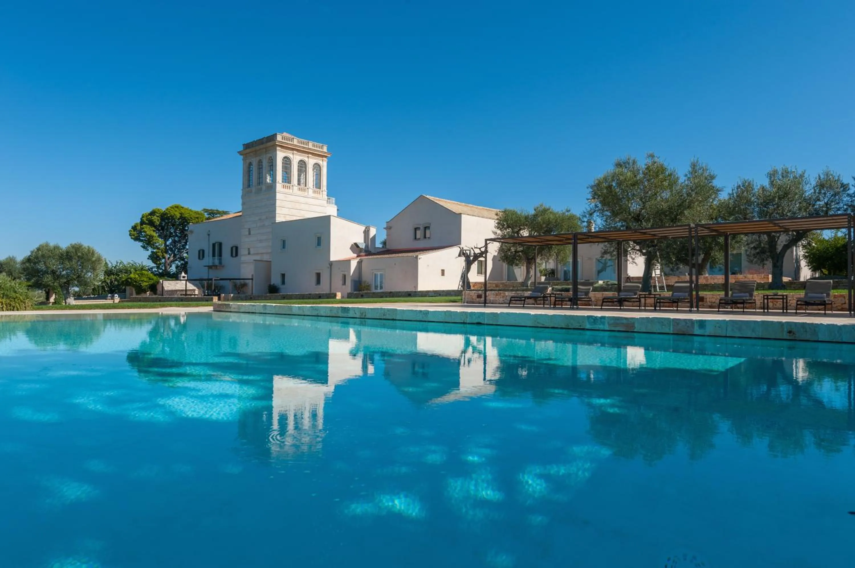 Swimming pool in Villa Torre Bianca by Emily Hotels