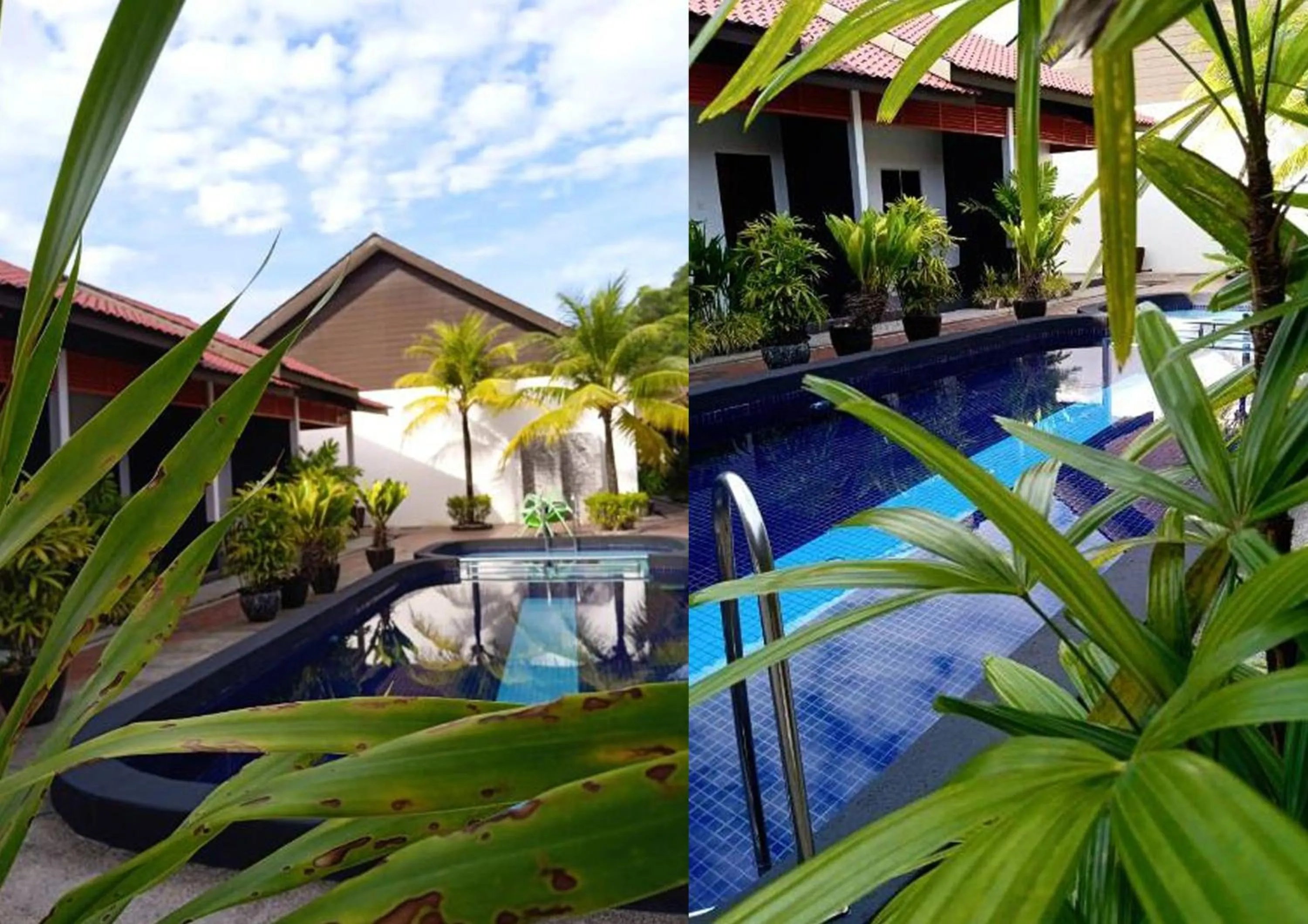 Pool view in Anjung Villa