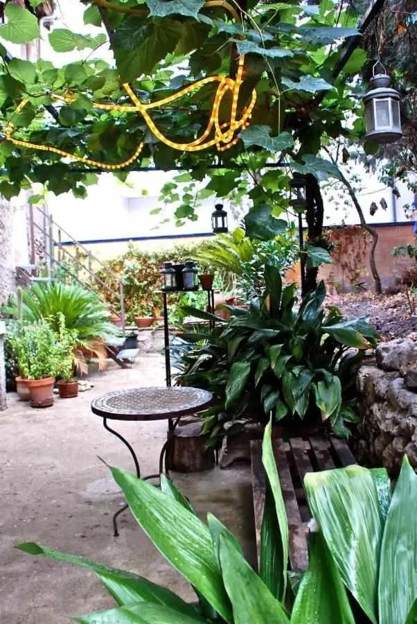 Patio in Hotel rural HD Riudebitlles art i allotjament