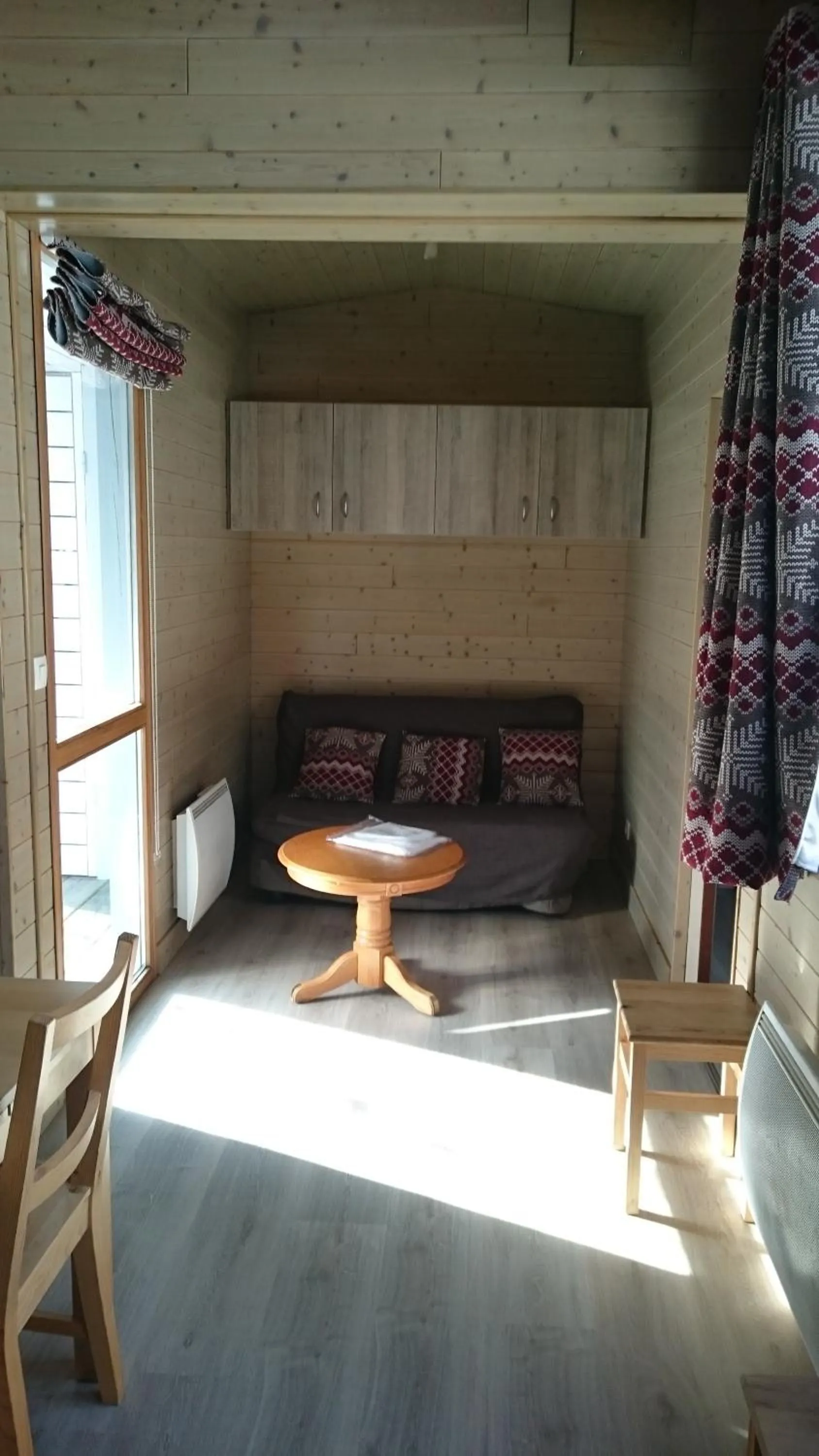 Living room, Bed in camping du haut des bluches
