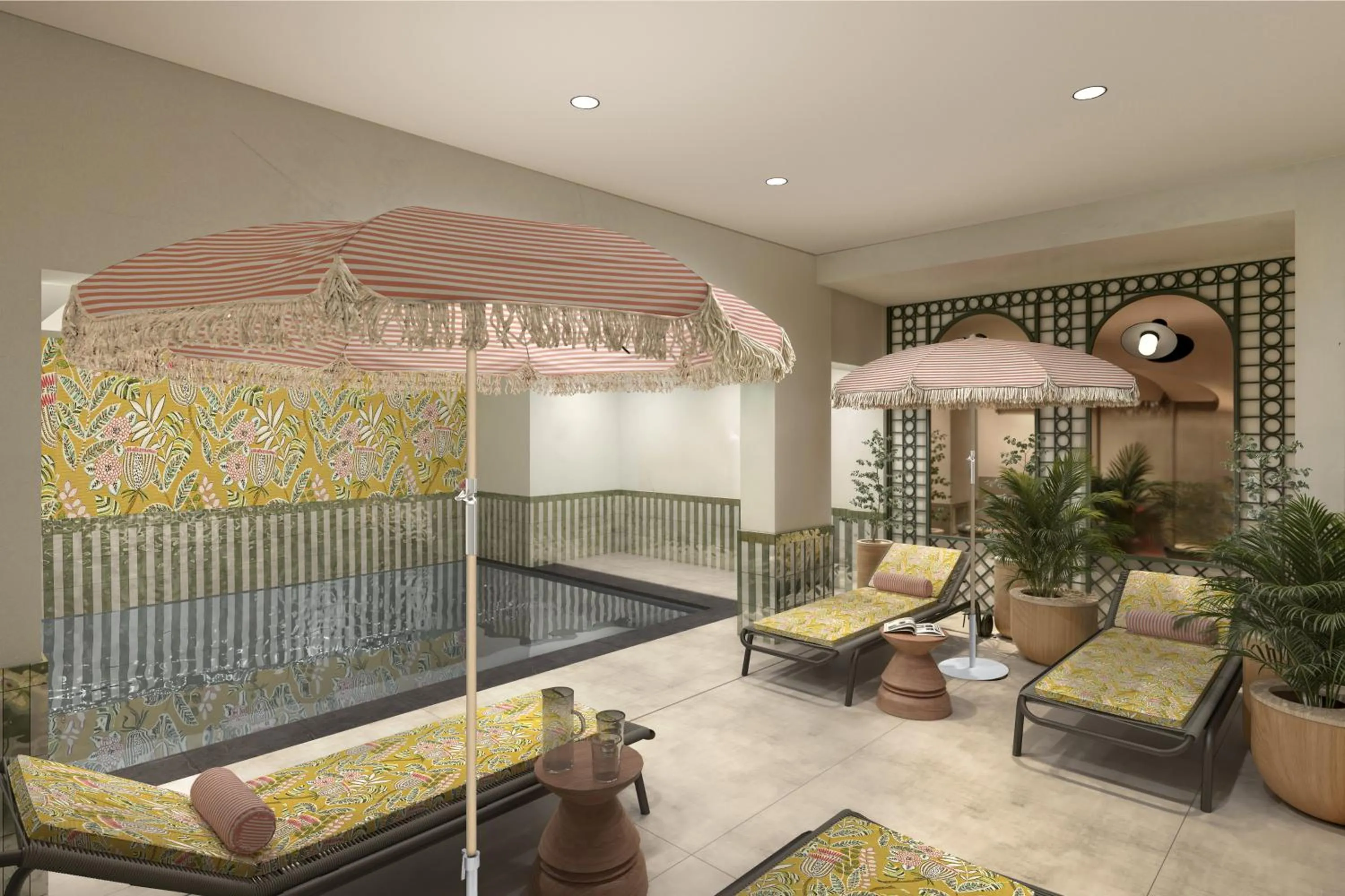 Spa and wellness centre/facilities in Hôtel Lepoussin