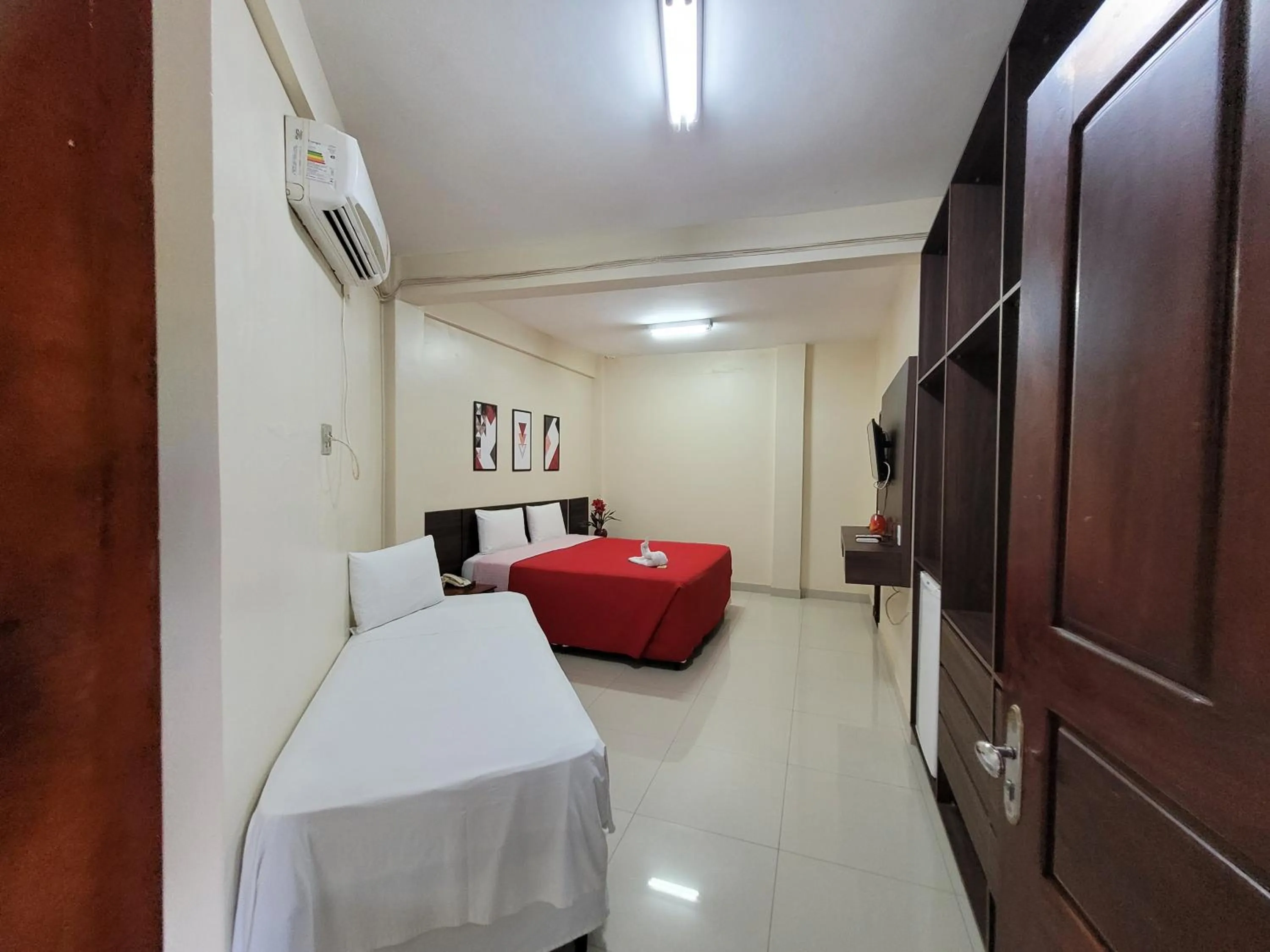 Bed in Hotel Floresta do Carajas