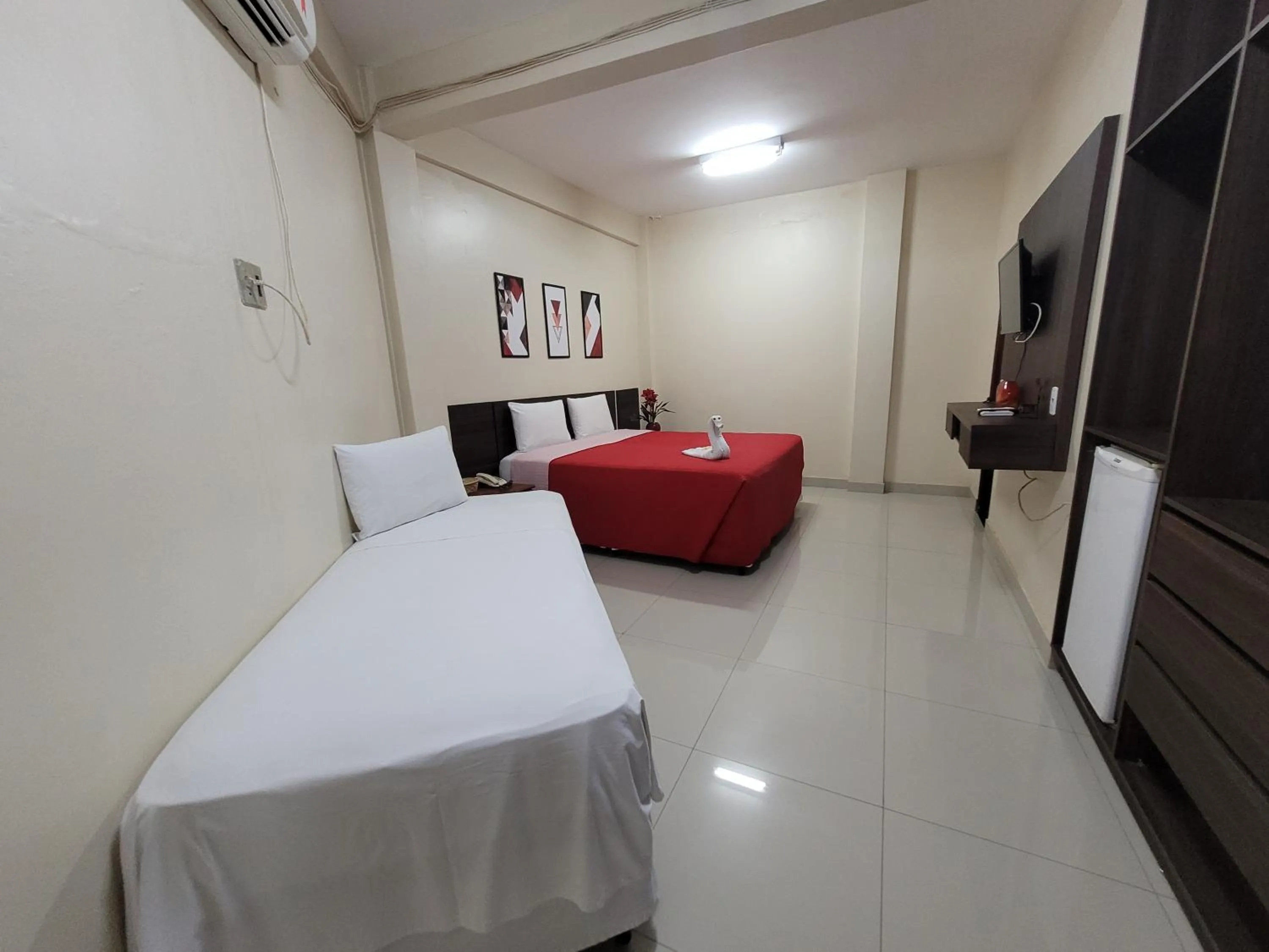 Bed in Hotel Floresta do Carajas