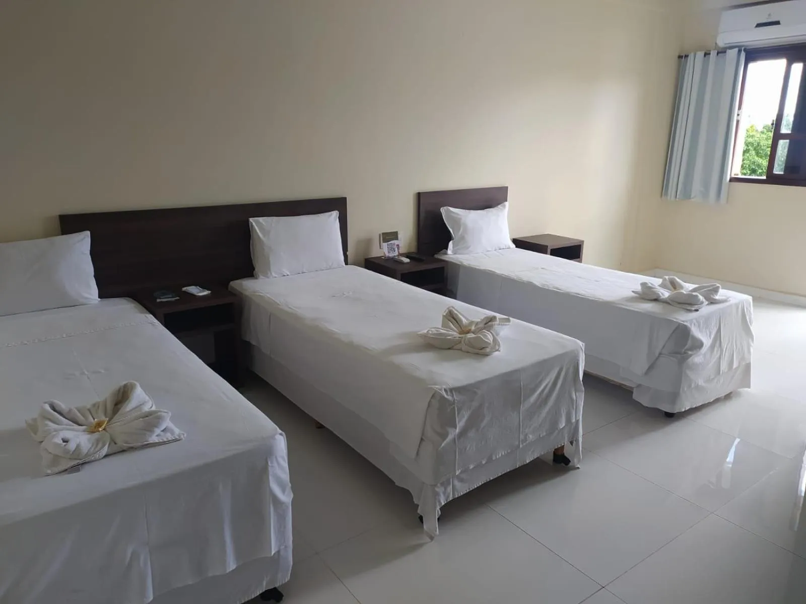 Bed in Hotel Floresta do Carajas