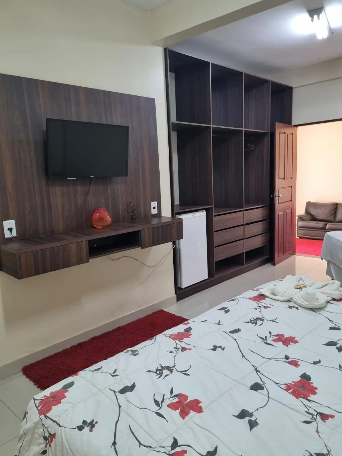 Bed in Hotel Floresta do Carajas