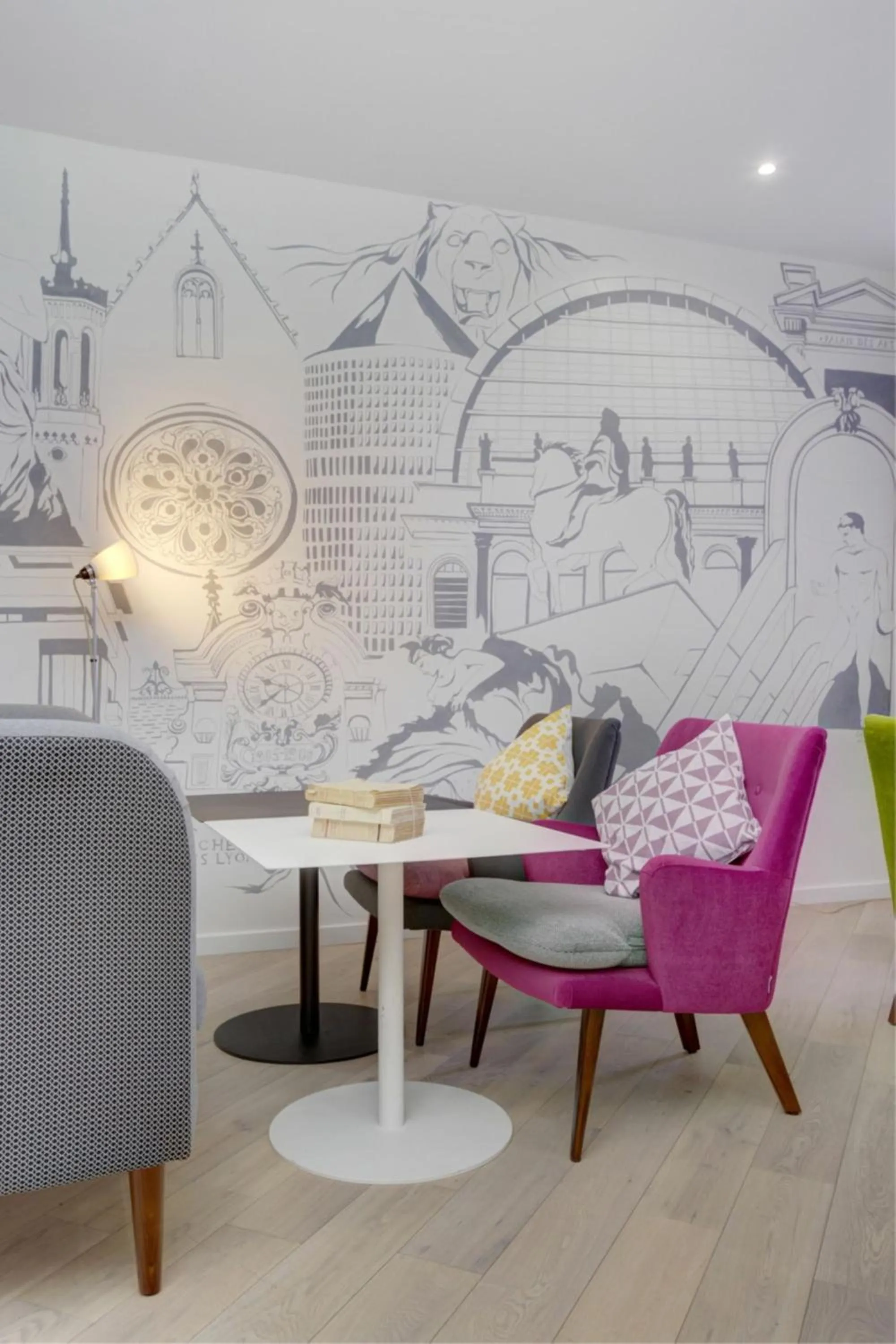 Seating area in Citadines Part-Dieu Lyon