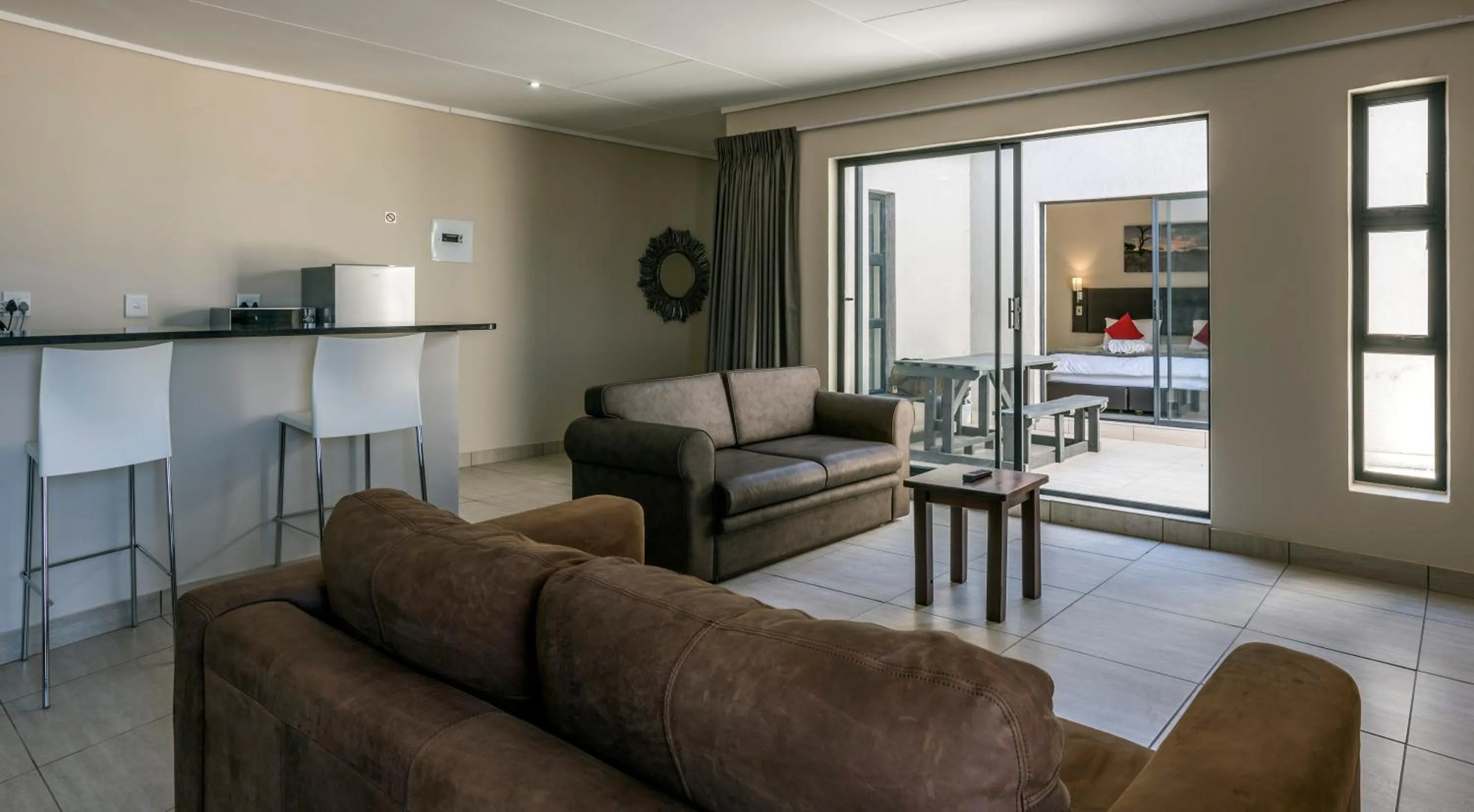 Living room in Pofadder Inn