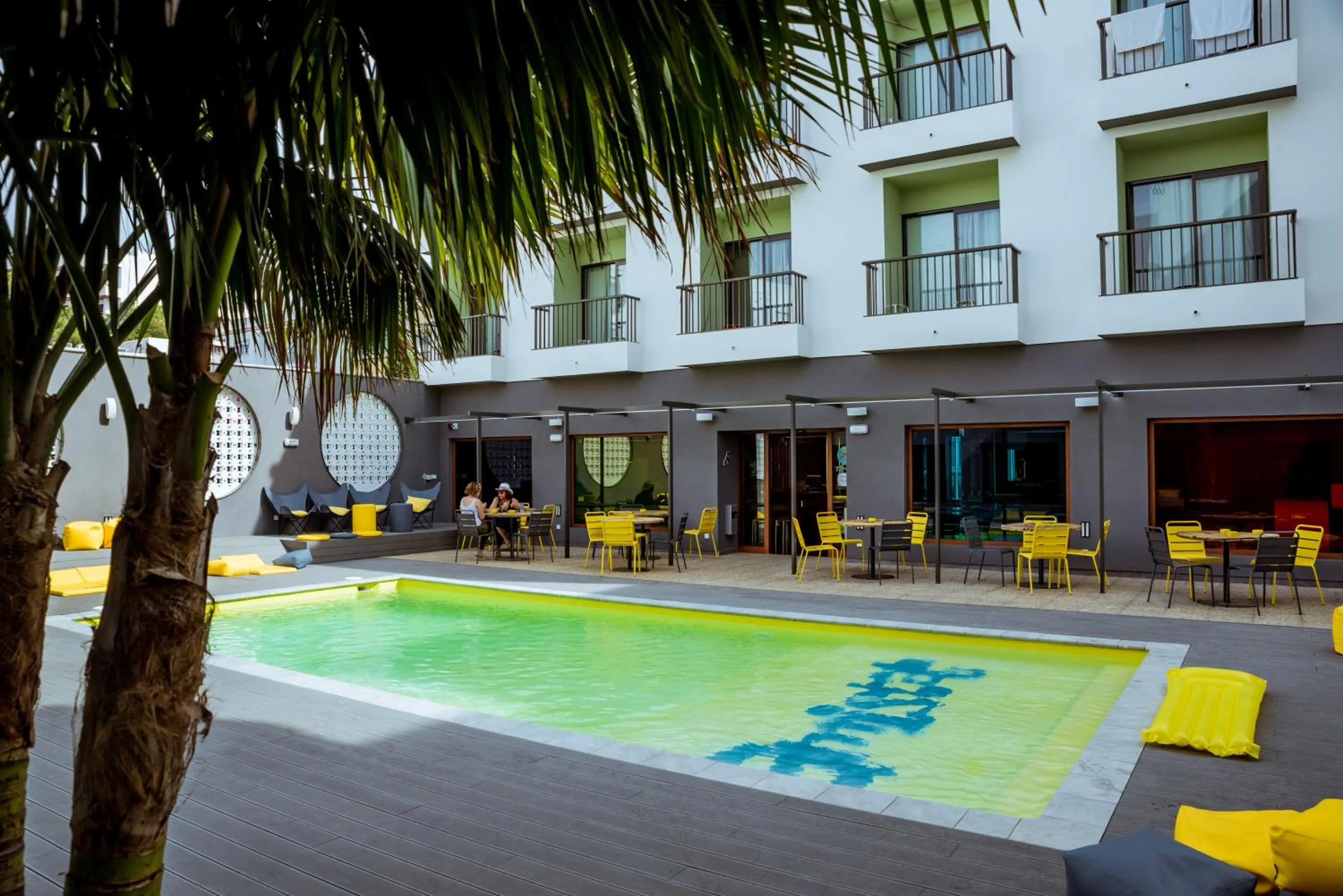 Swimming pool in AMISTAT Island Hostel Ibiza - ALBERGUE JUVENIL
