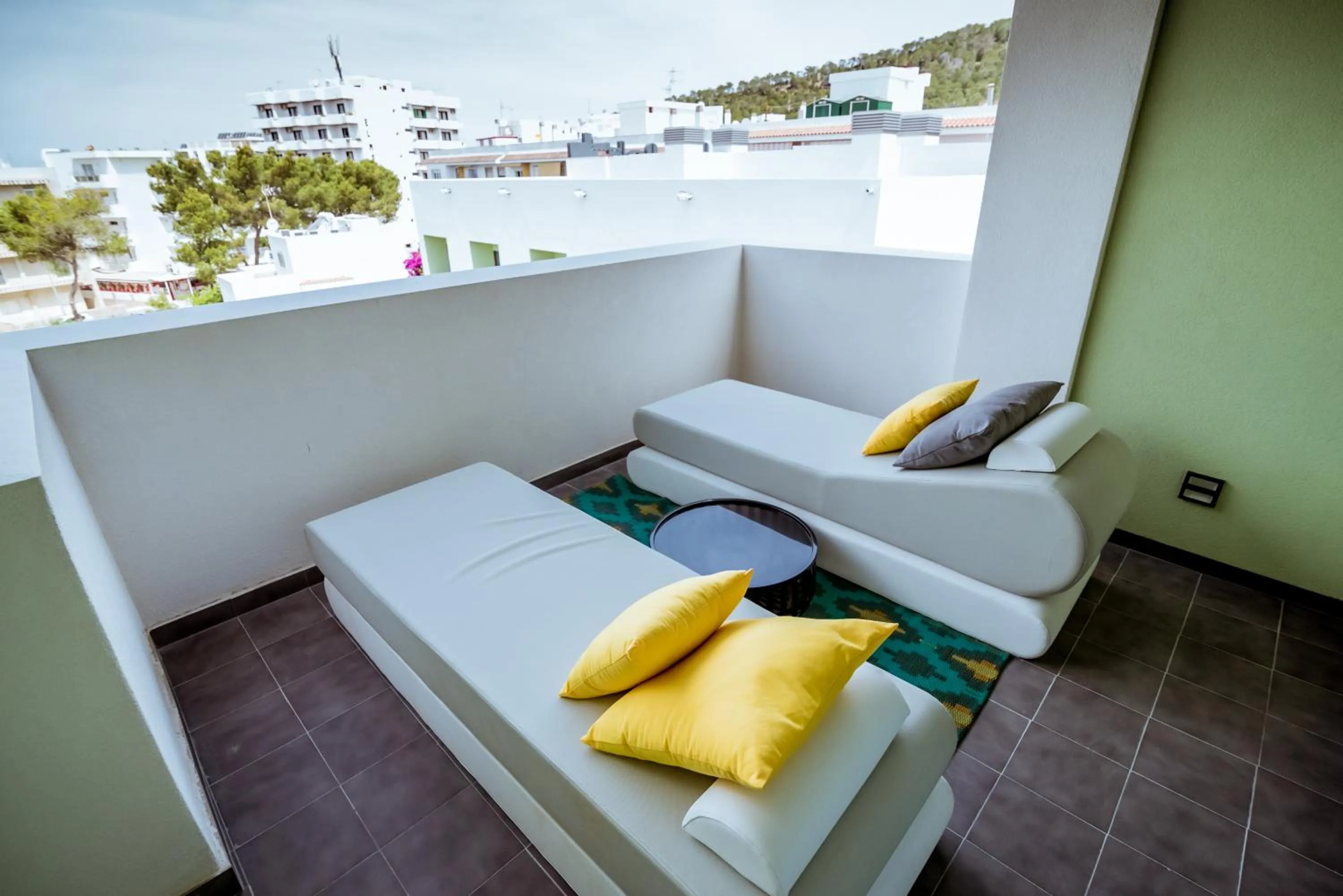 Balcony/Terrace in AMISTAT Island Hostel Ibiza - ALBERGUE JUVENIL