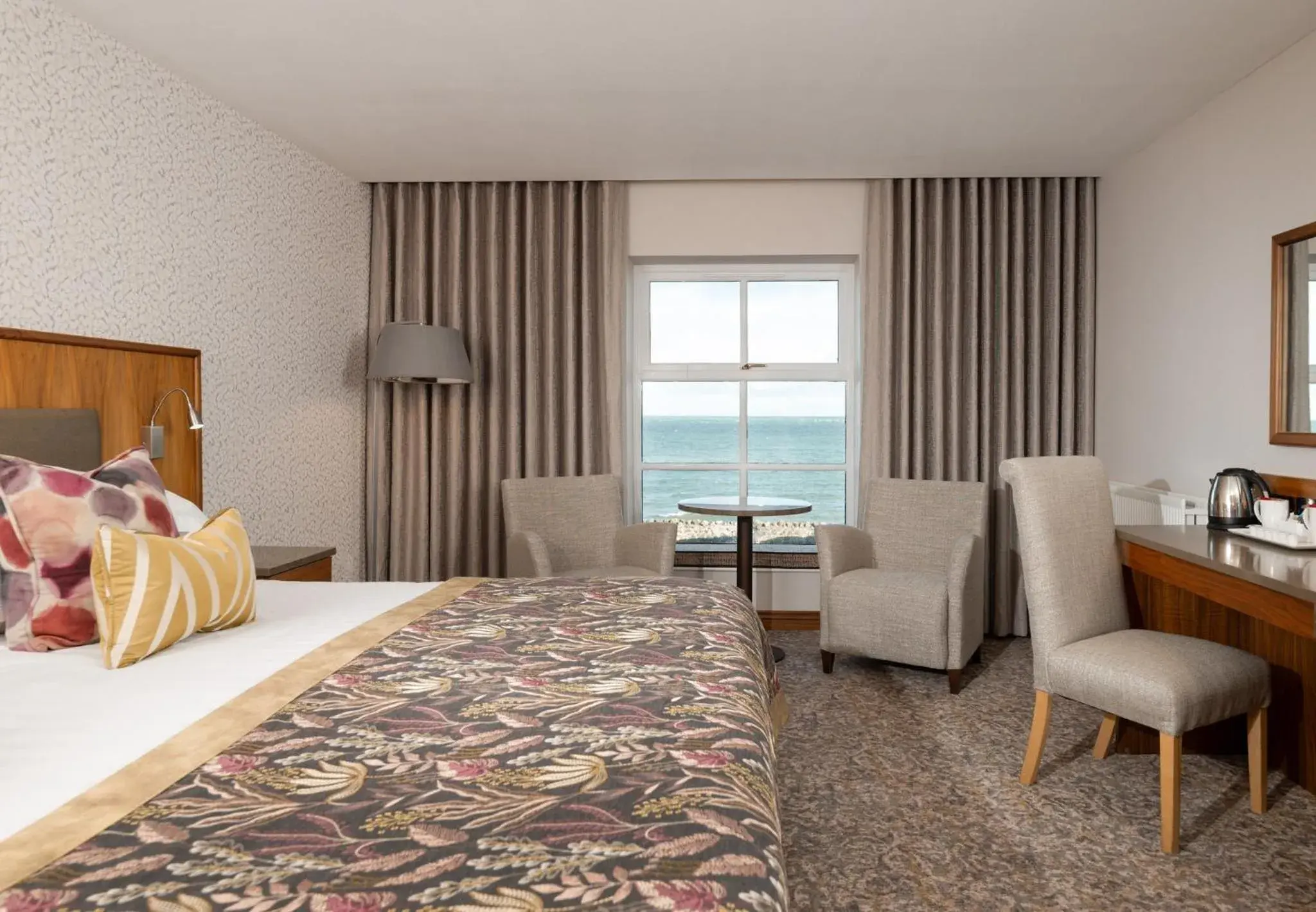 Coastal Deluxe Double Room in Ballygally Castle Coastal Deluxe Double Room in Ballygally Castle