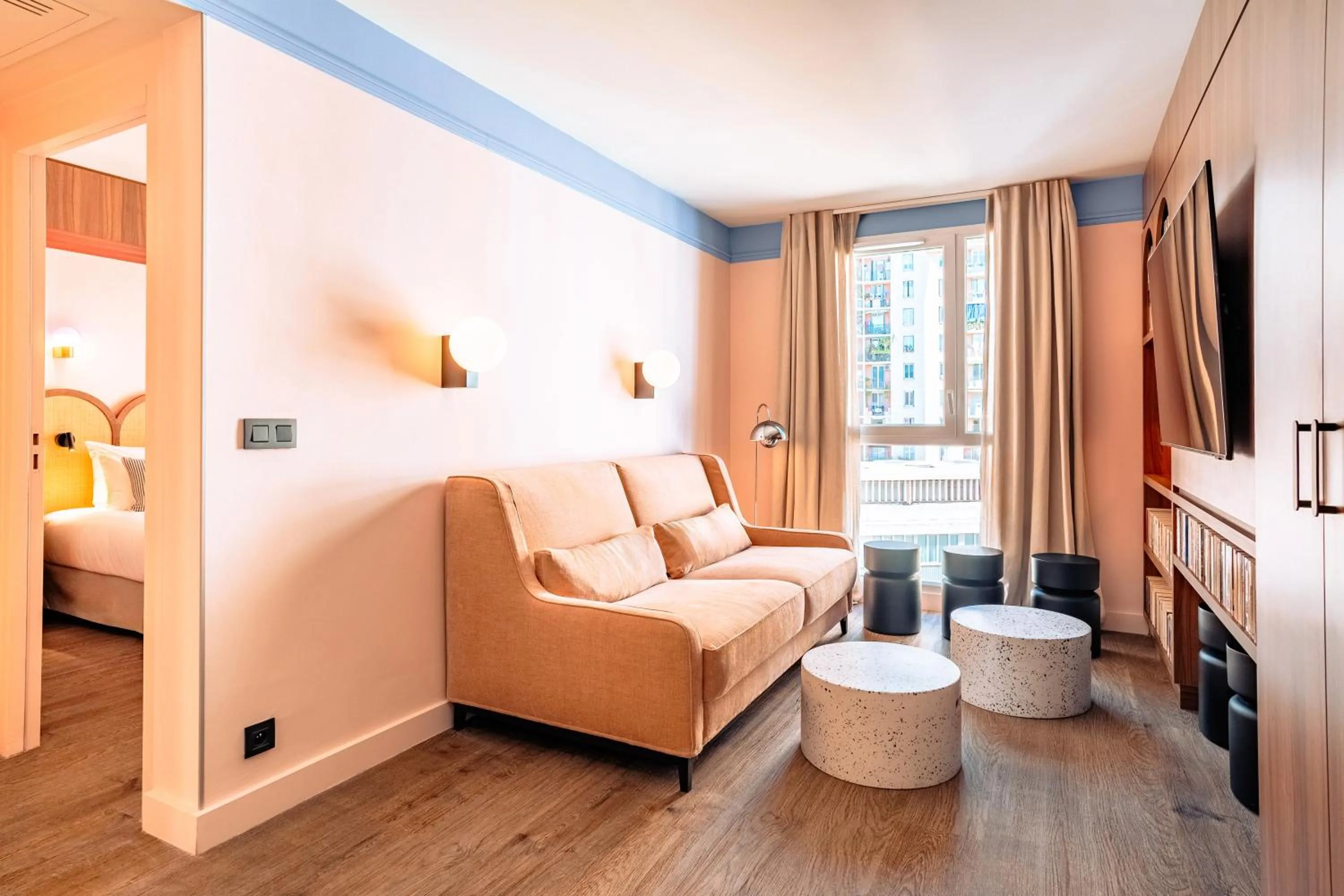 Living room in RockyPop Marseille Hôtel