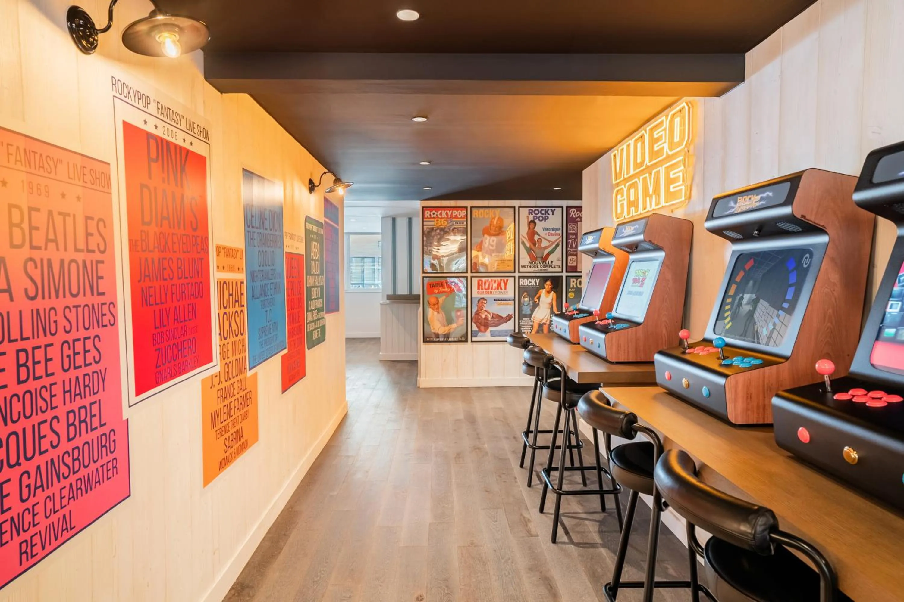 Game Room in RockyPop Marseille Hôtel