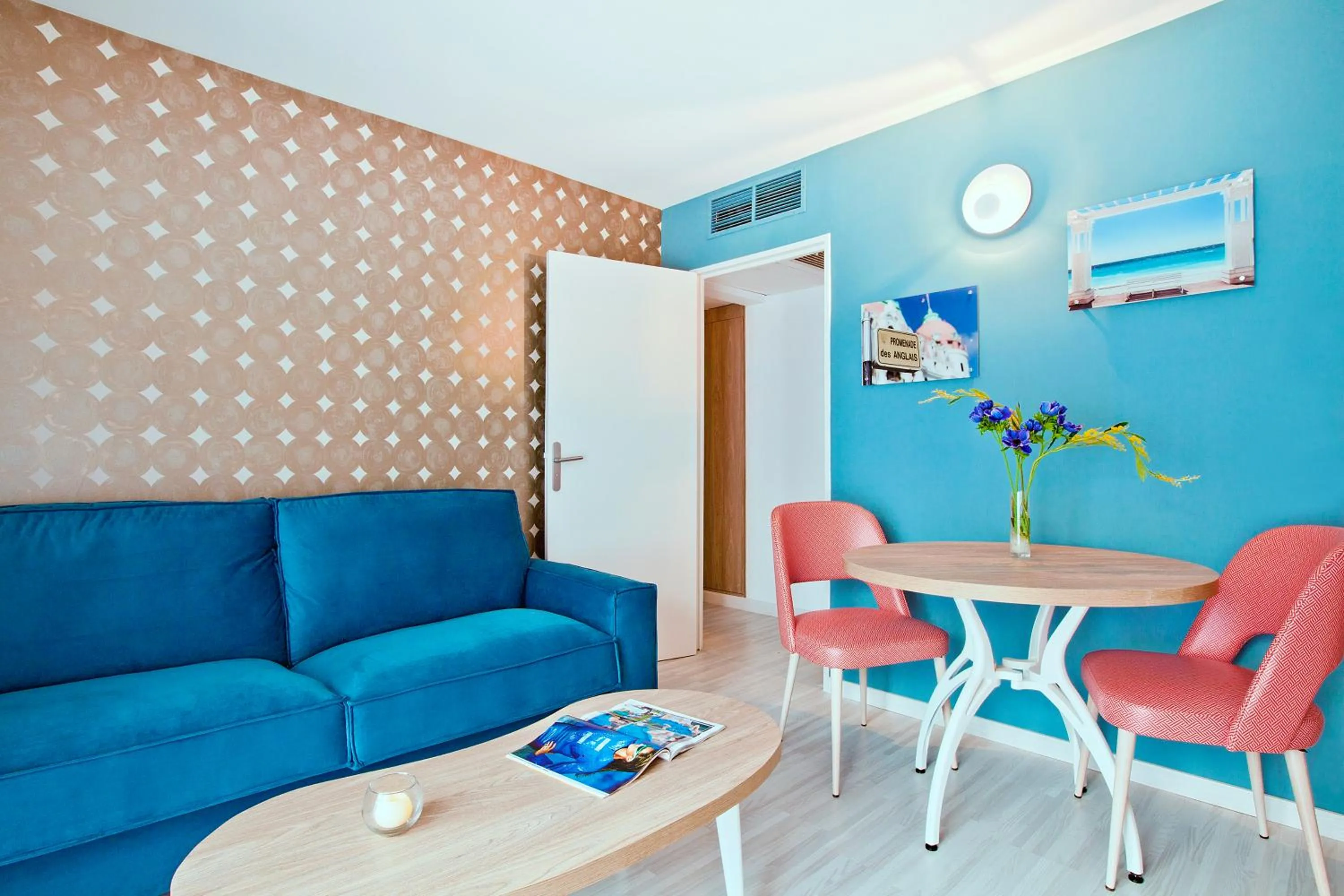 Living room in Residhome Nice Promenade