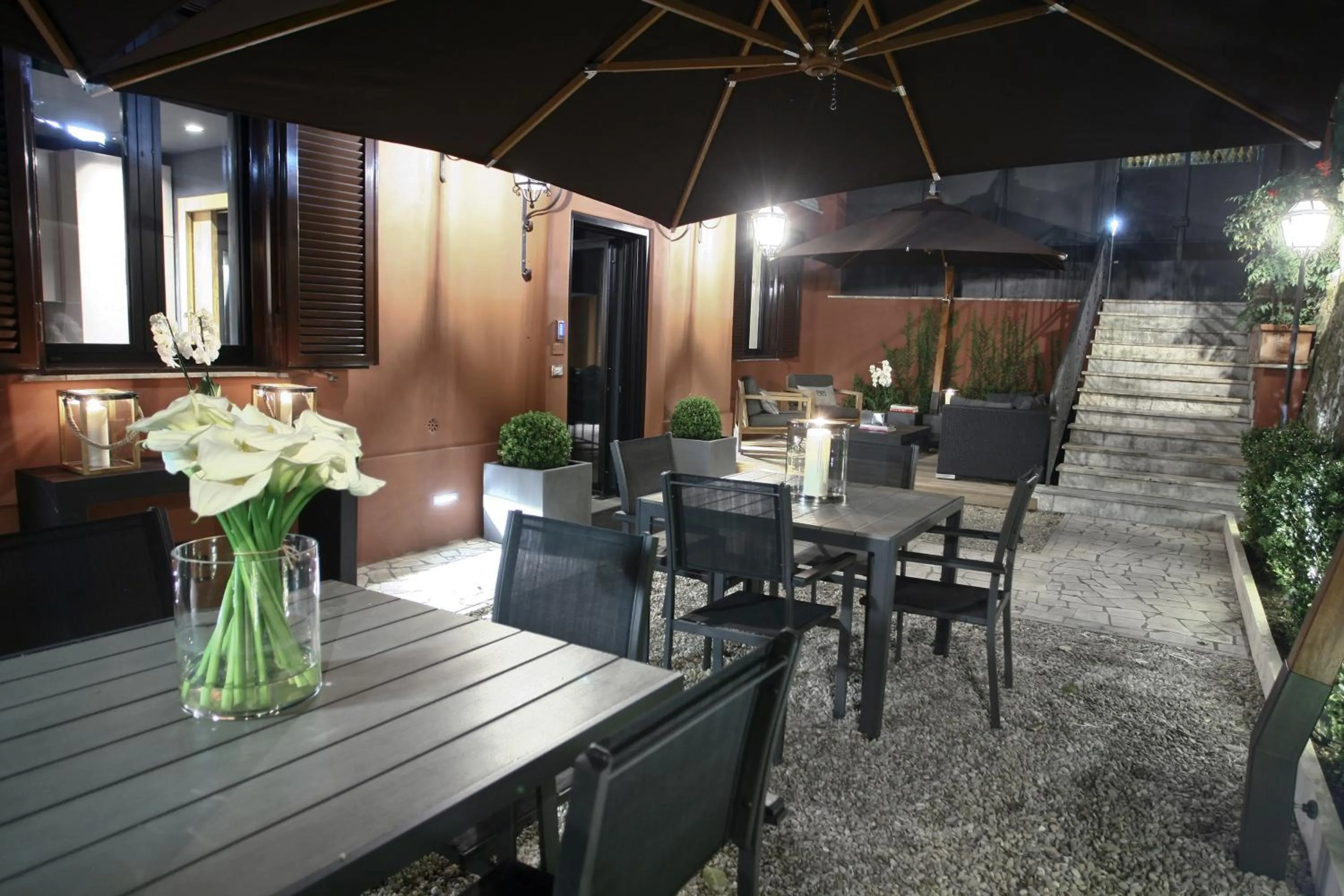 Patio in Parioli Place B&B