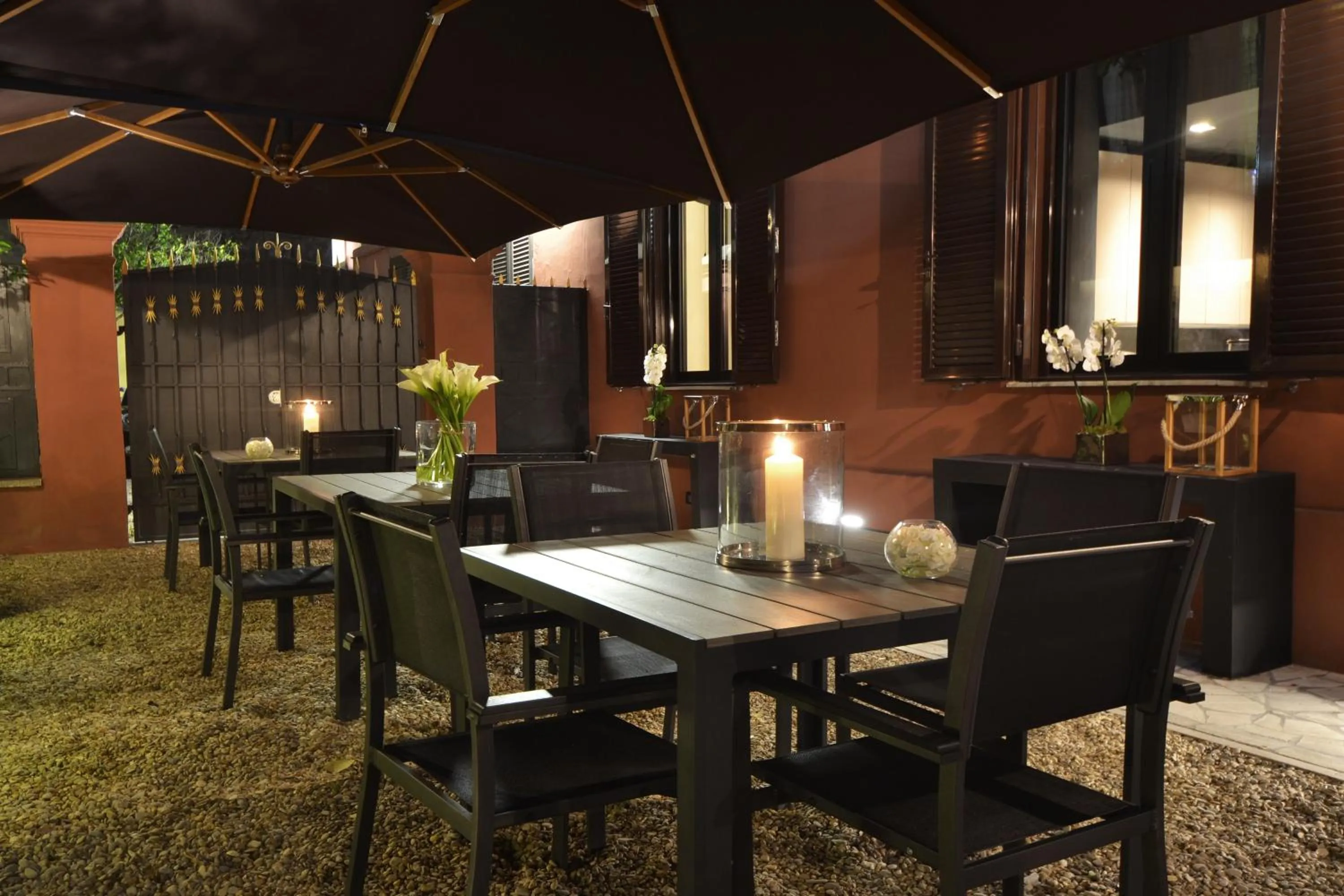 Patio in Parioli Place B&B