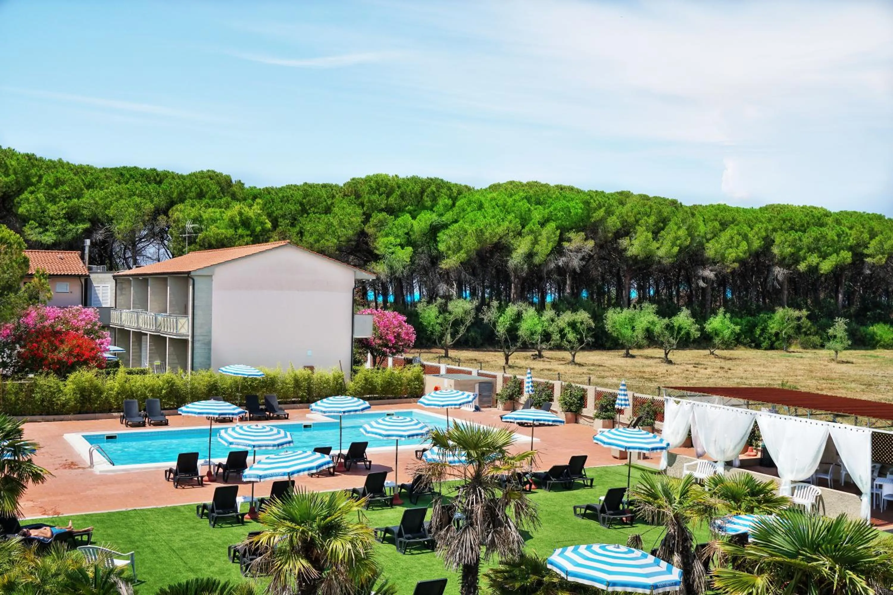 Bird's eye view in Oleandri Suite Hotel