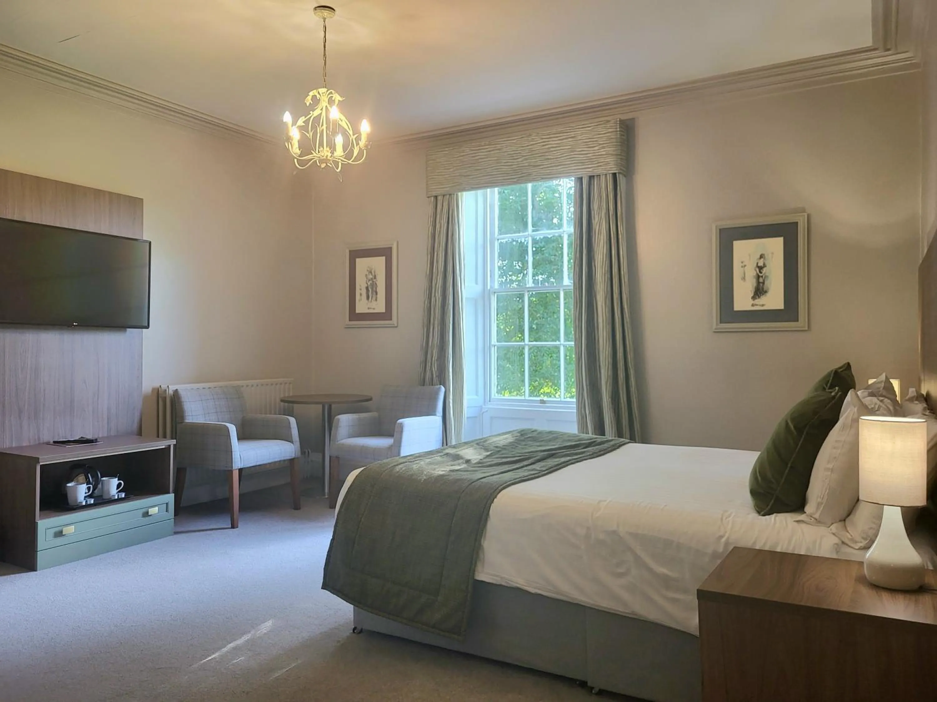 Bedroom, Bed in Hall Garth Hotel Darlington, Sure Hotel Collection by BW