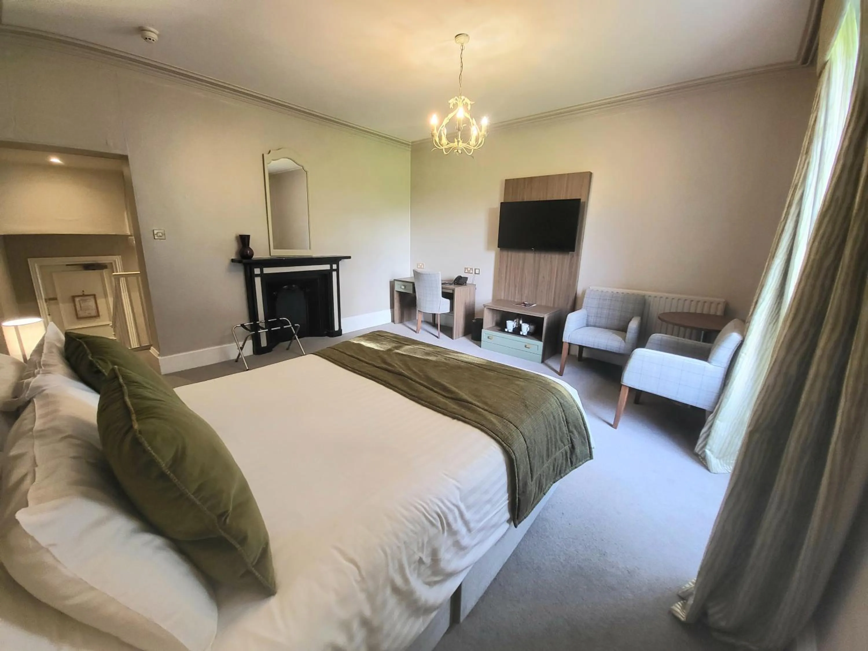 Bedroom, Bed in Hall Garth Hotel Darlington, Sure Hotel Collection by BW