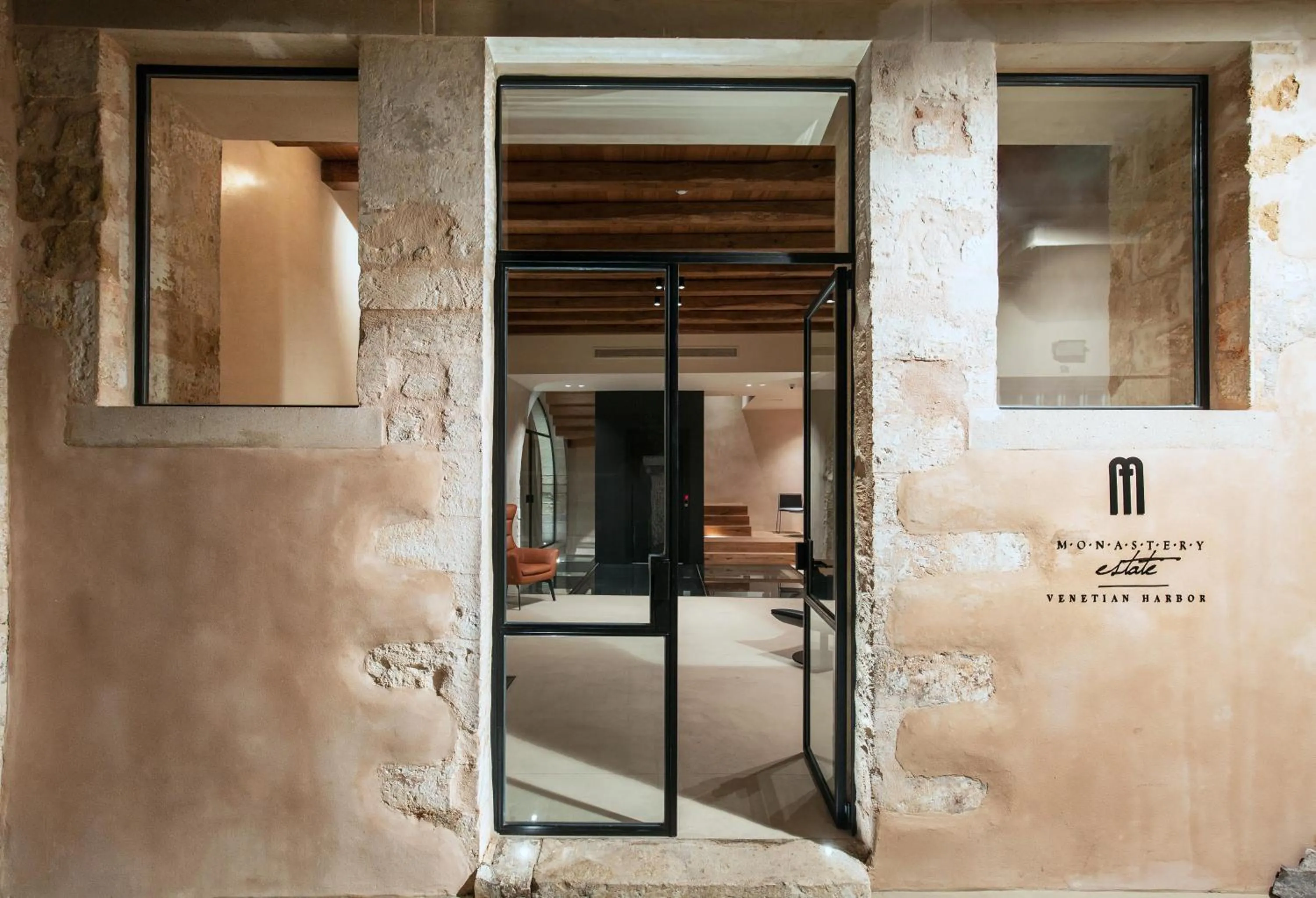 Facade/entrance in Monastery Estate Venetian Harbor