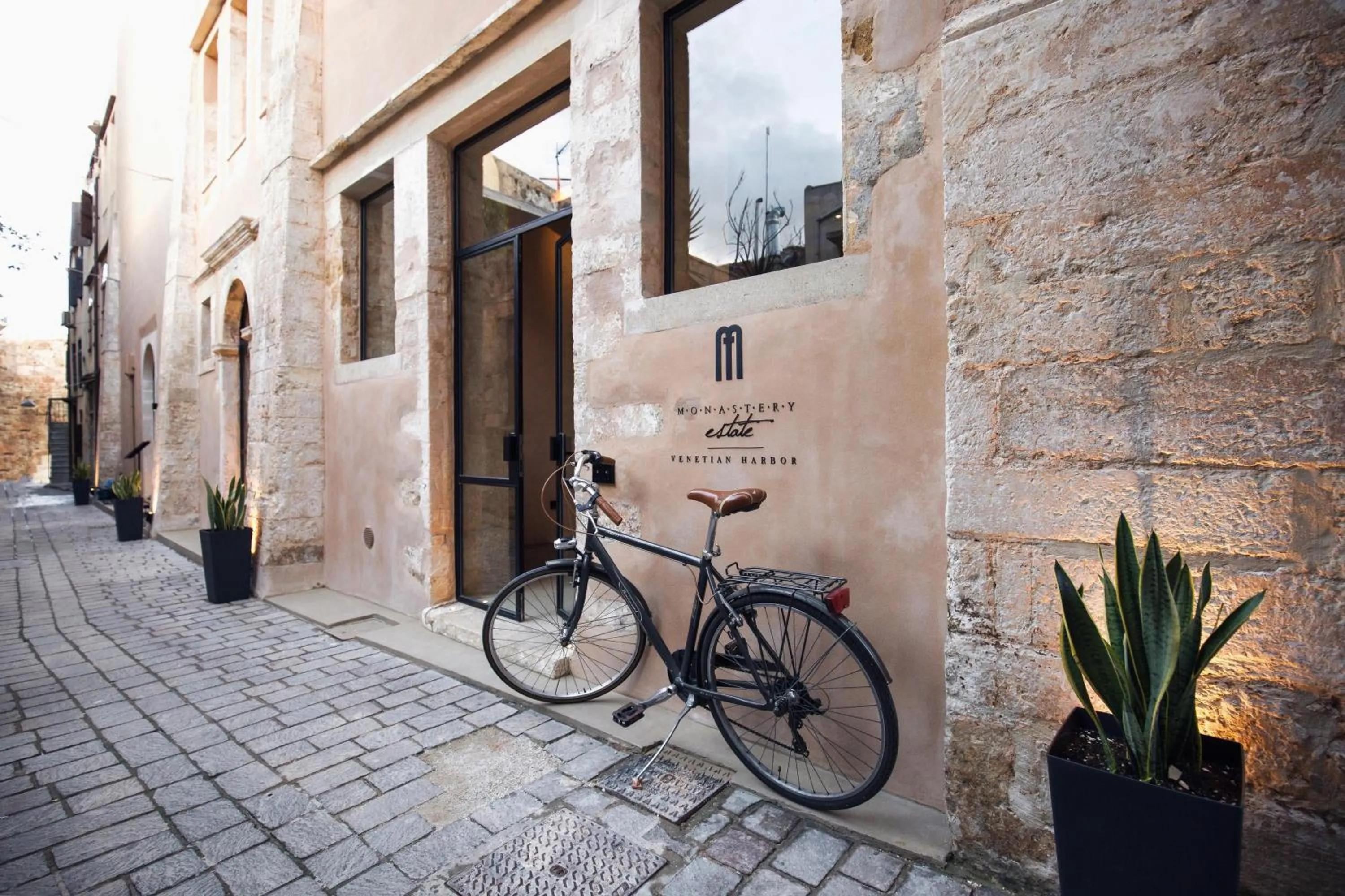 Facade/entrance in Monastery Estate Venetian Harbor