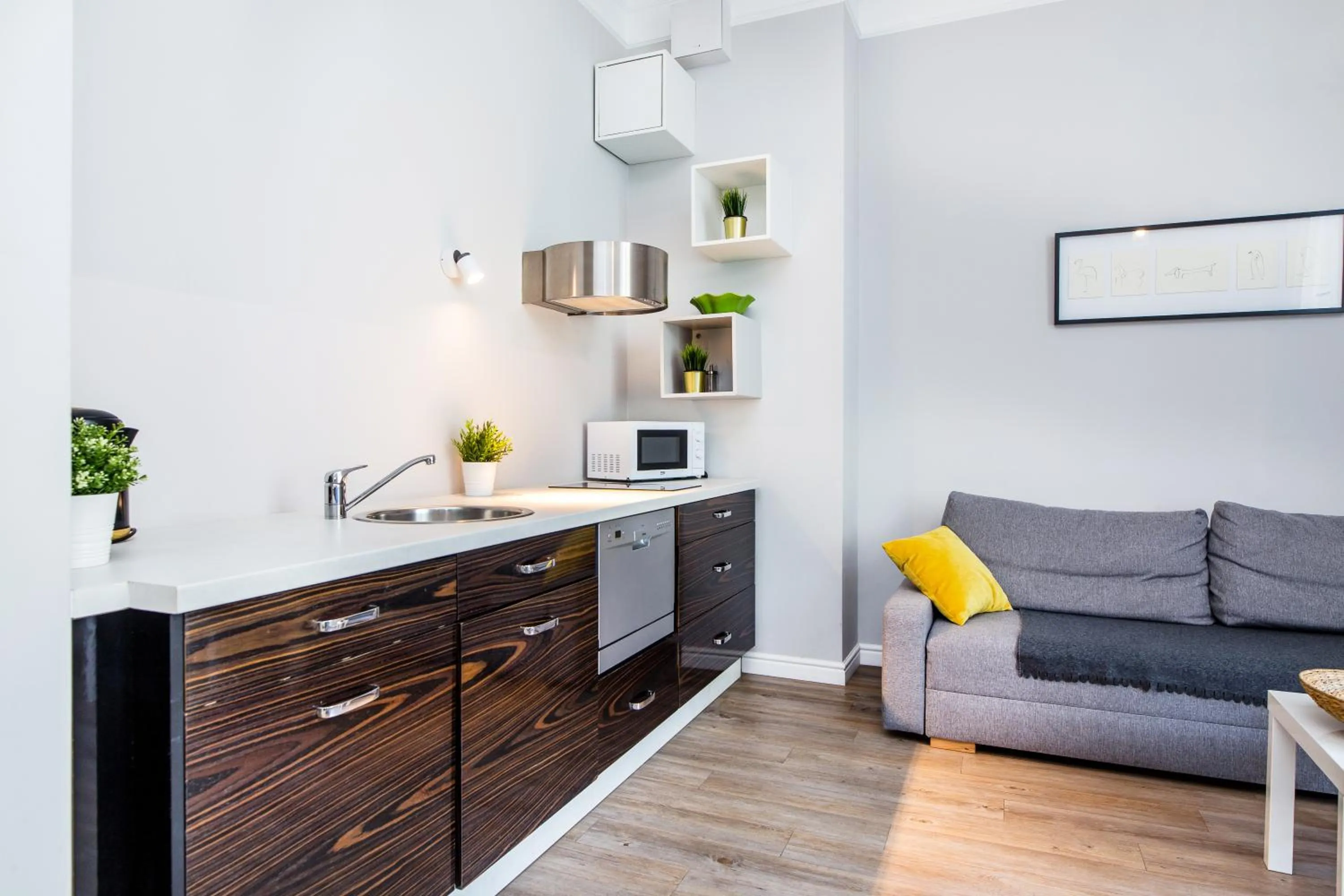 Kitchen or kitchenette in Cracow Rentals Zacisze