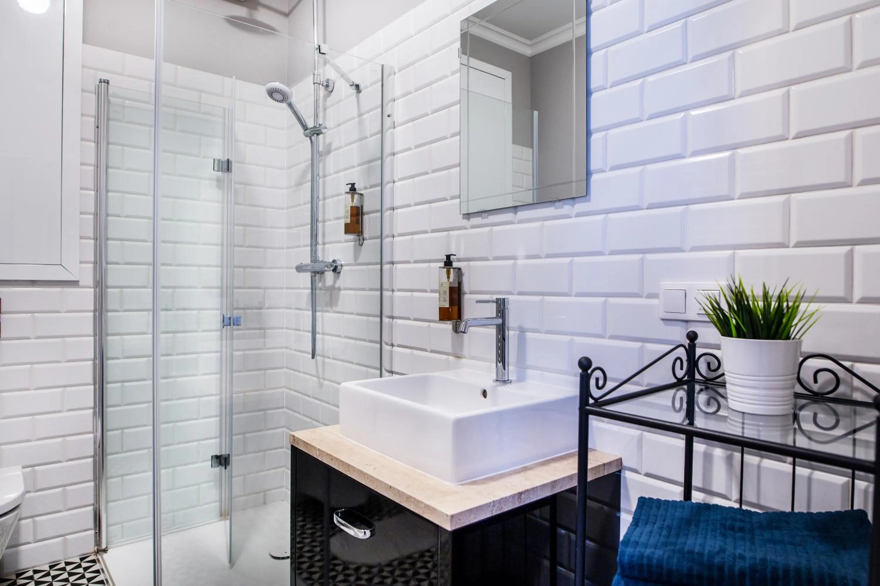 Shower in Cracow Rentals Zacisze