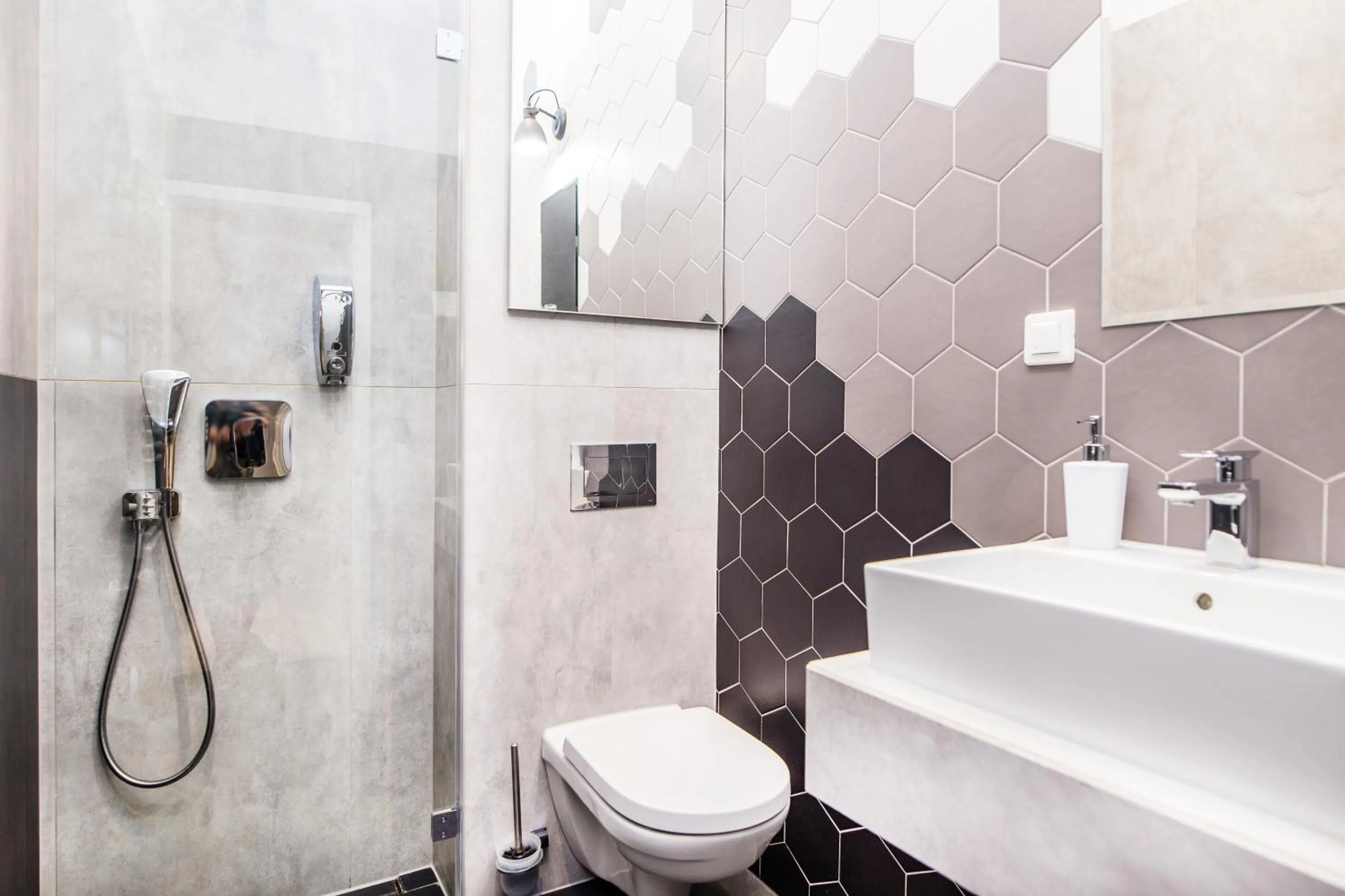 Shower in Cracow Rentals Zacisze