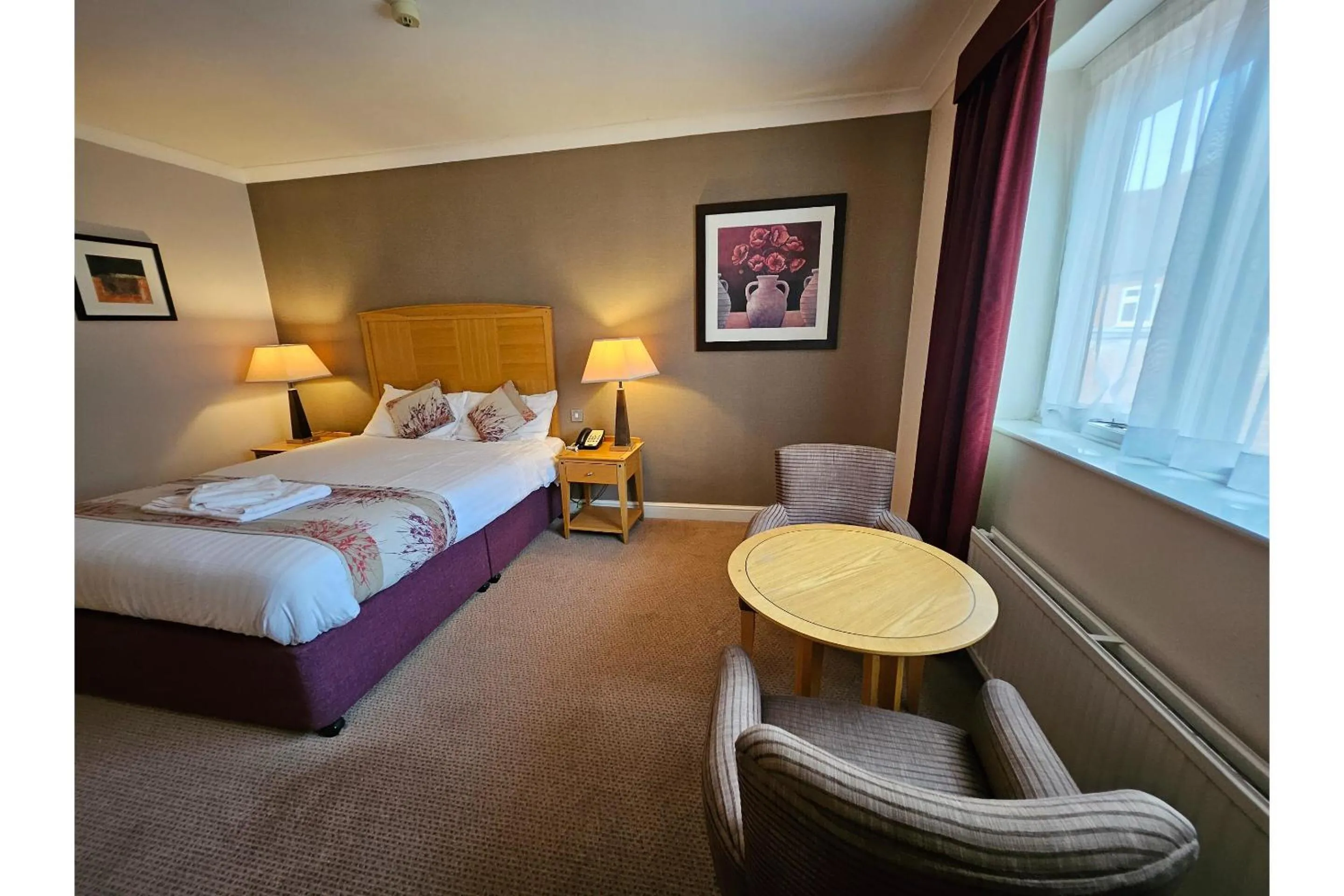 Bedroom, Bed in OYO Blaby Westfield Hotel